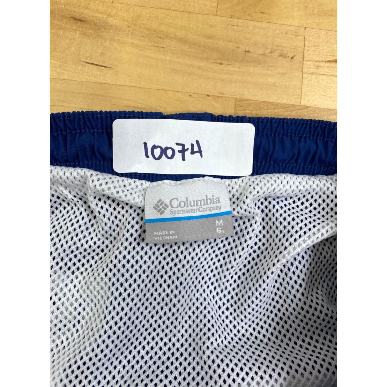 Vintage Columbia PFG Backcast Swim Shorts L Men Blue Nylon Polyester UV-Protection Pockets Lightweight Back Pocket 10074 Size US 33 - 3 Thumbnail
