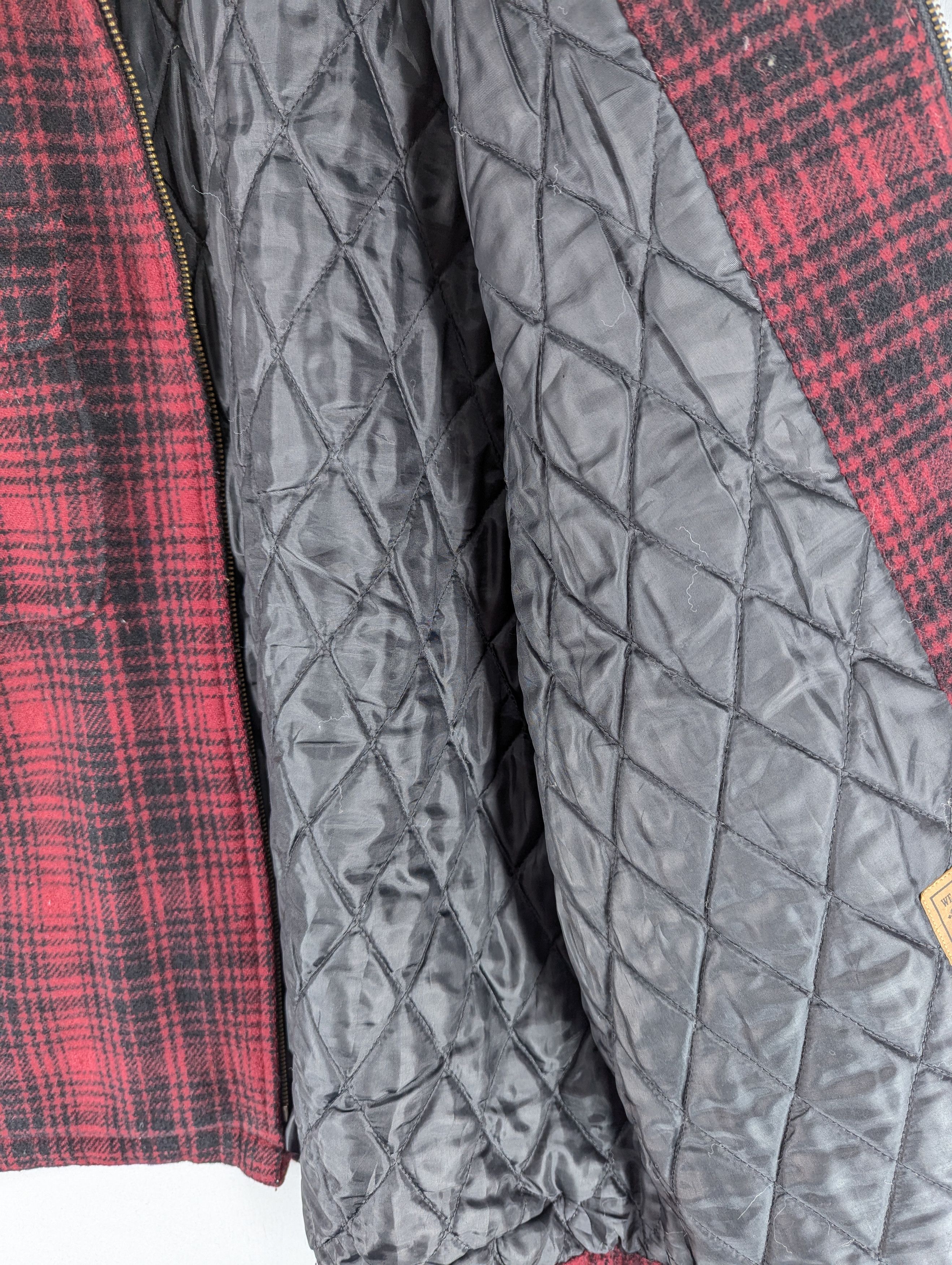 Johnbull Vintage JOHNBULL Wool Checked Quilted Zipper Jacket Size US L / EU 52-54 / 3 - 8 Thumbnail