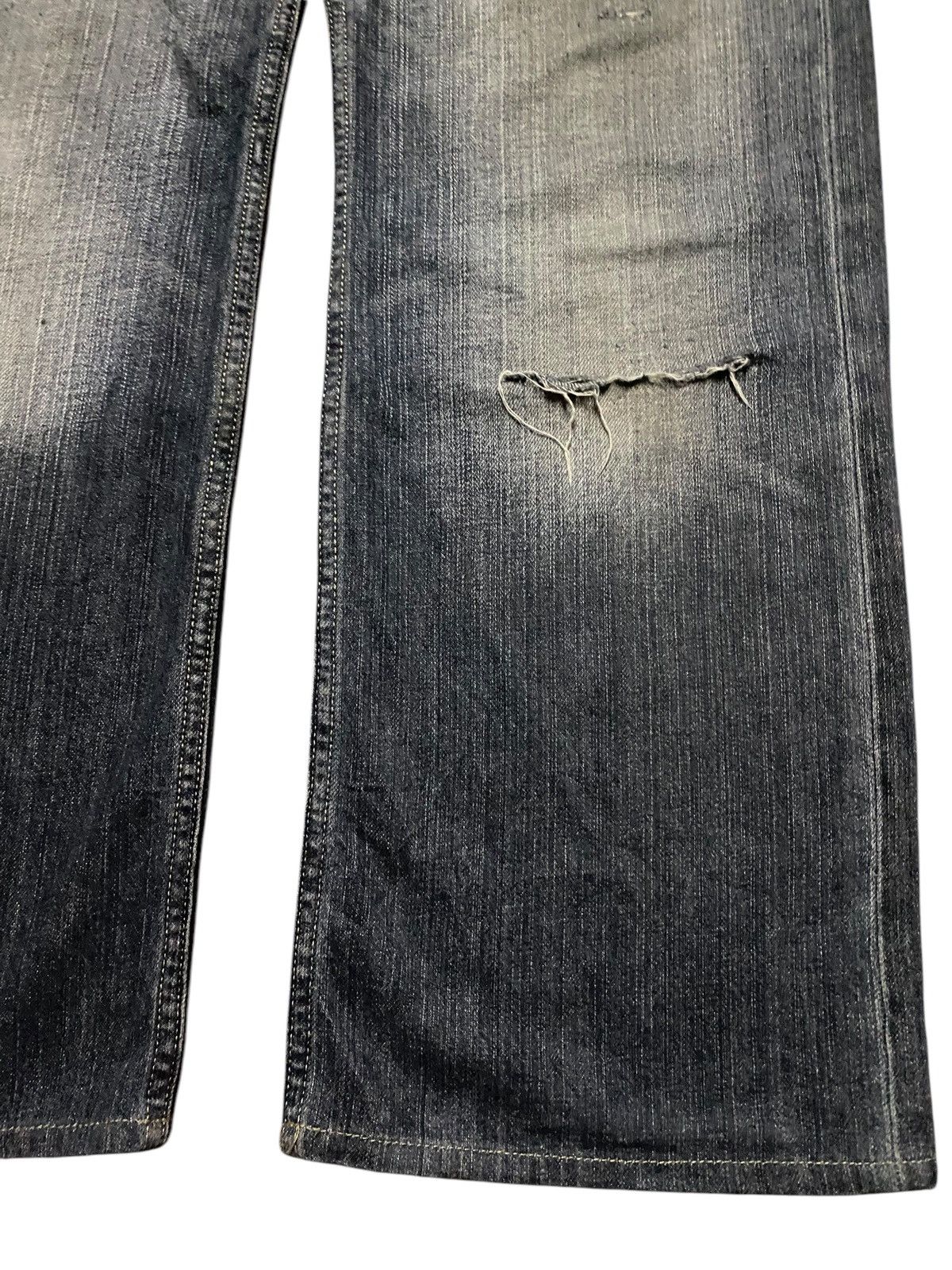 Kapital Rare Authentic Root Three Style Baggy Jeans Buckle Back Size US 33 - 8 Thumbnail