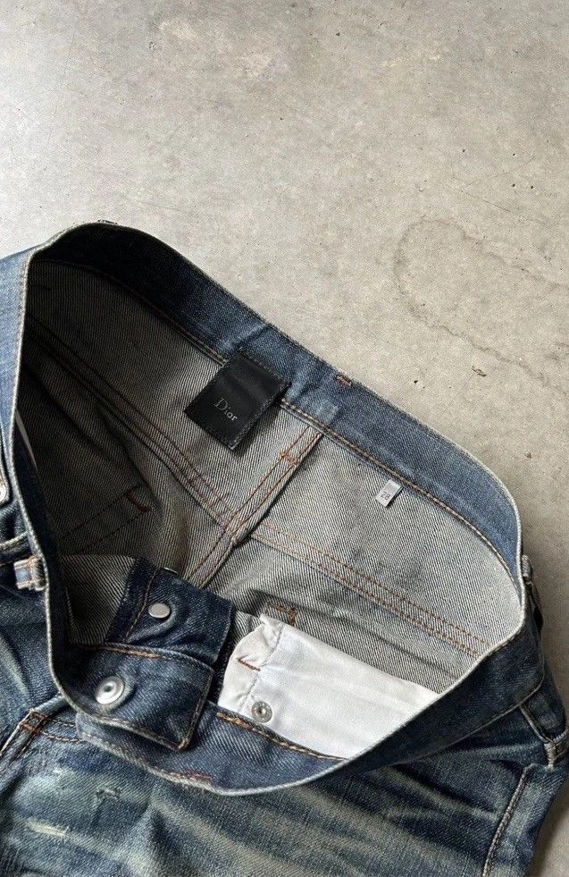 Hedi Slimane DIOR HOMME FW05-06 by HEDI SLIMANE Clawmark denim Size US 29 - 5 Thumbnail