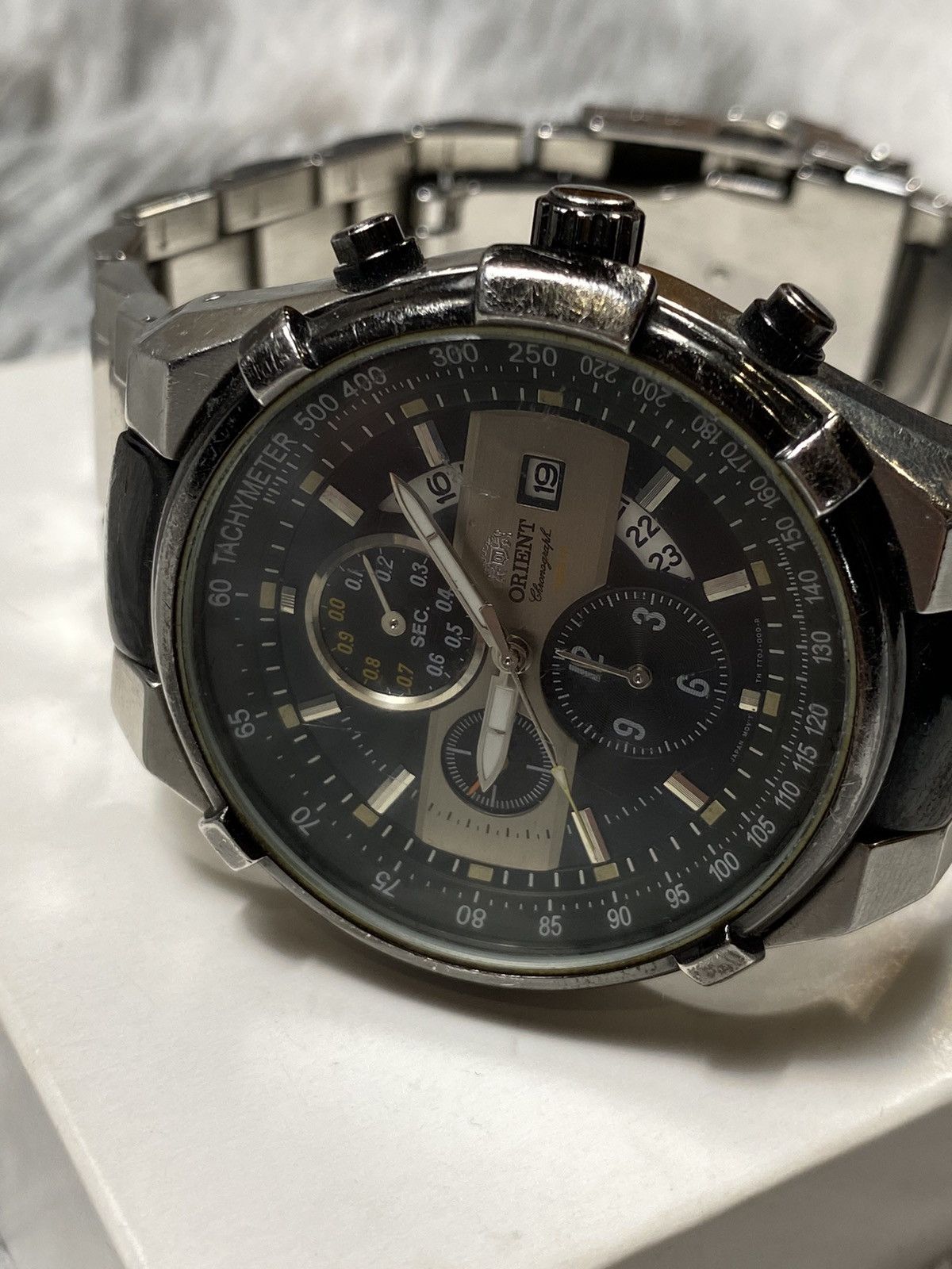 Orient × Vintage Orient Chronograph 100M Classic Style Japanese Brand Size ONE SIZE - 10 Thumbnail