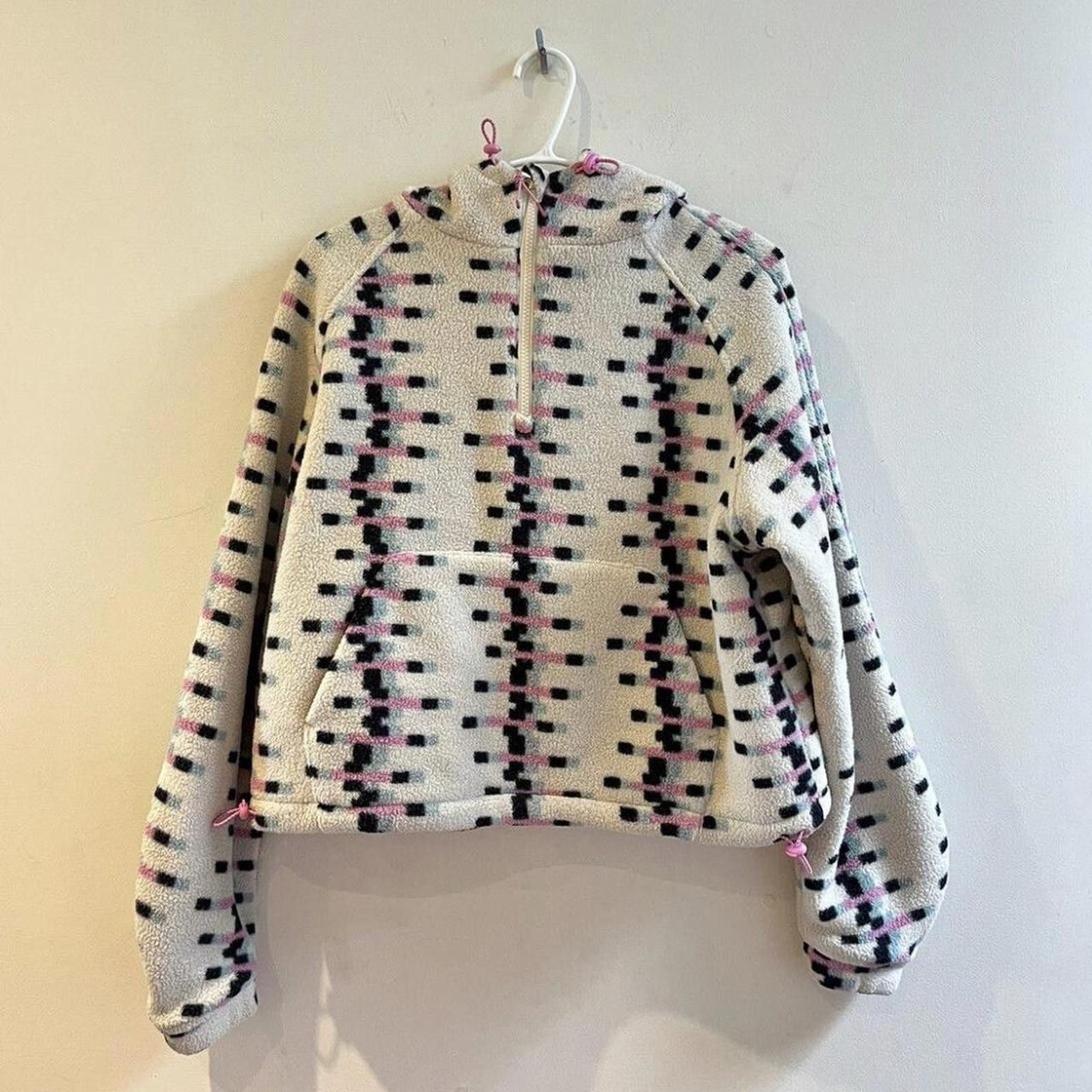 Outdoor Voices Outdoor Voices Crop Fleece Hoodie Size XS / US 0-2 / IT 36-38 - 1 Thumbnail