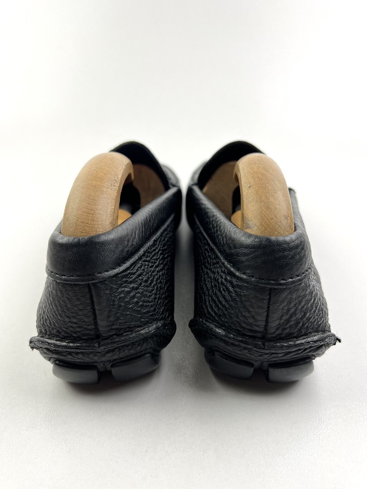 Prada PRADA Loafers Penny Leather Shoes SAFFIANO Black Men's Size US 8 / EU 41 - 9 Thumbnail