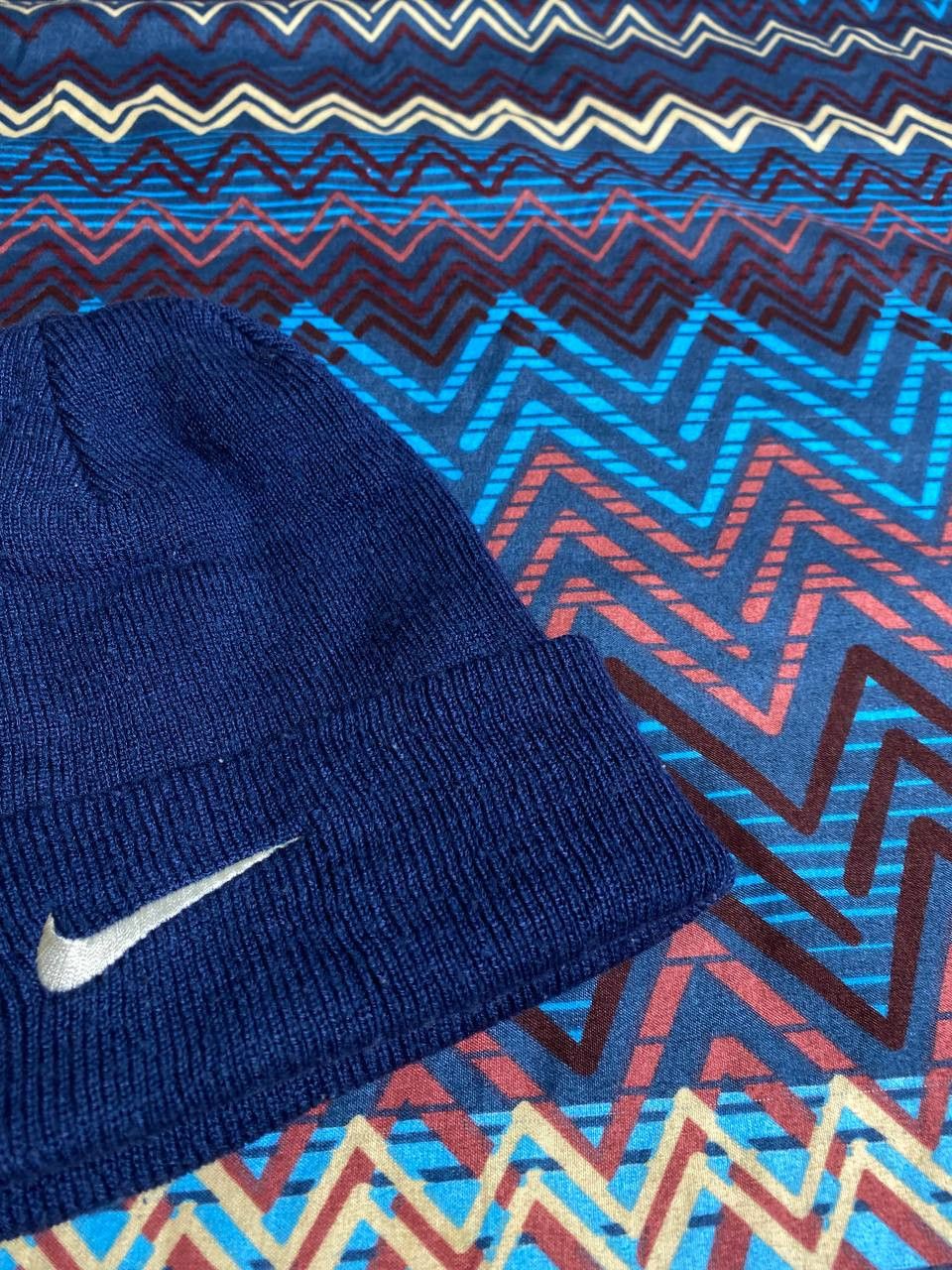Nike Hats big logo Vintage Nike Y2K blue Streetwear Size ONE SIZE - 6 Thumbnail