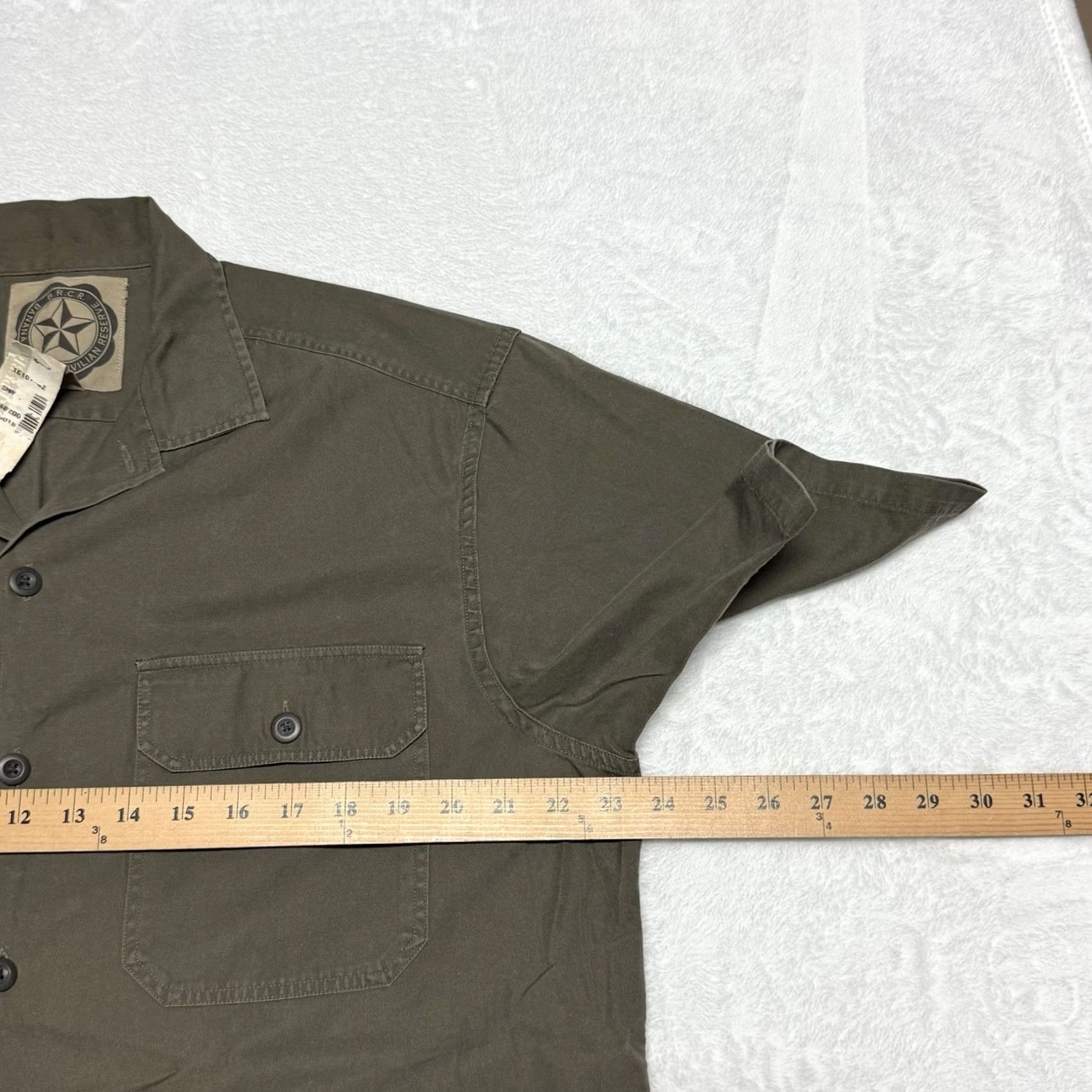 Banana Republic VINTAGE Banana Republic Shirt Small Men Civilian Reserve BRCR Military Field Button NWT Size US S / EU 44-46 / 1 - 7 Thumbnail