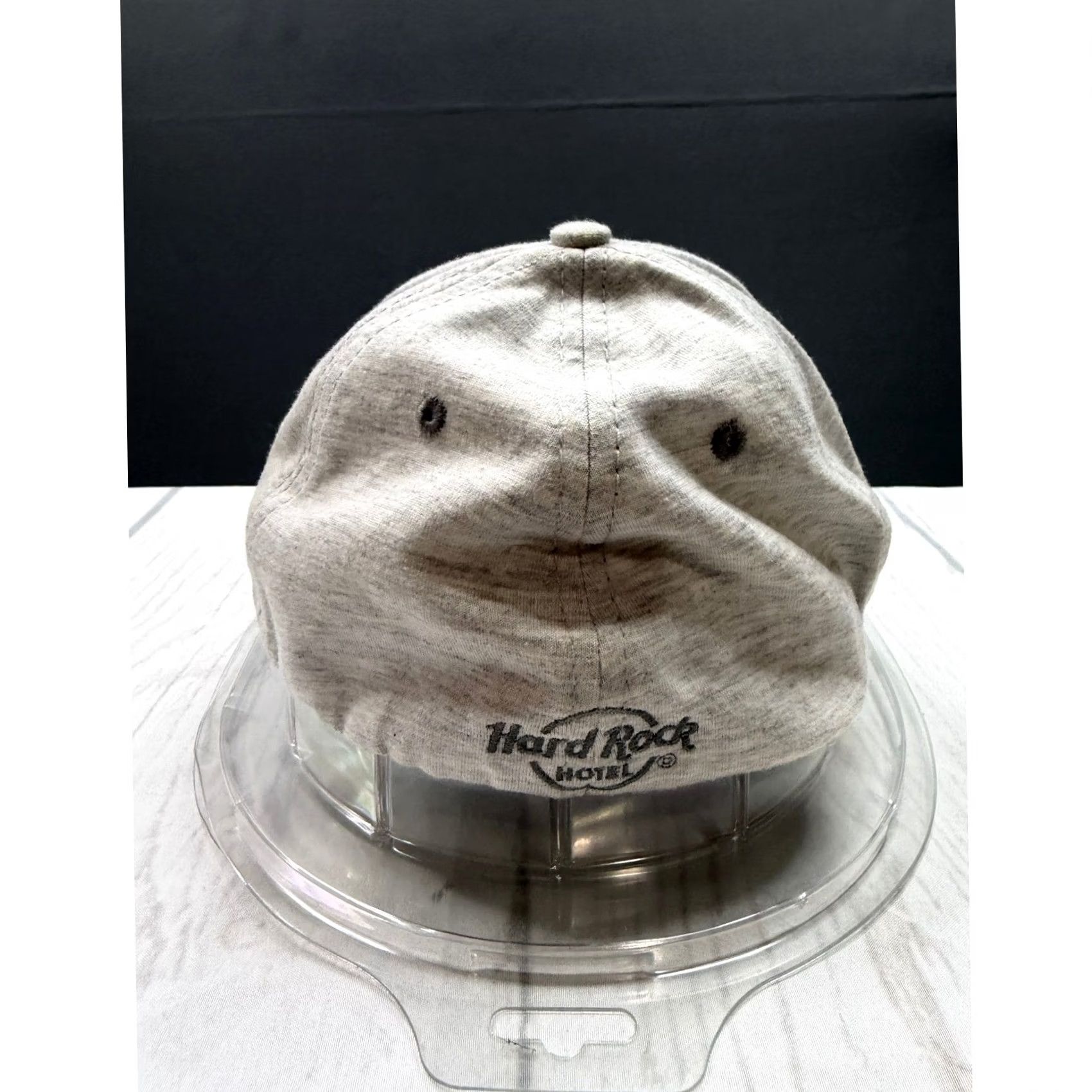 Hard Rock Cafe Hard Rock Baseball Cap Unisex Grey 3D Embossed Logo Structured OSFM Size ONE SIZE - 5 Thumbnail