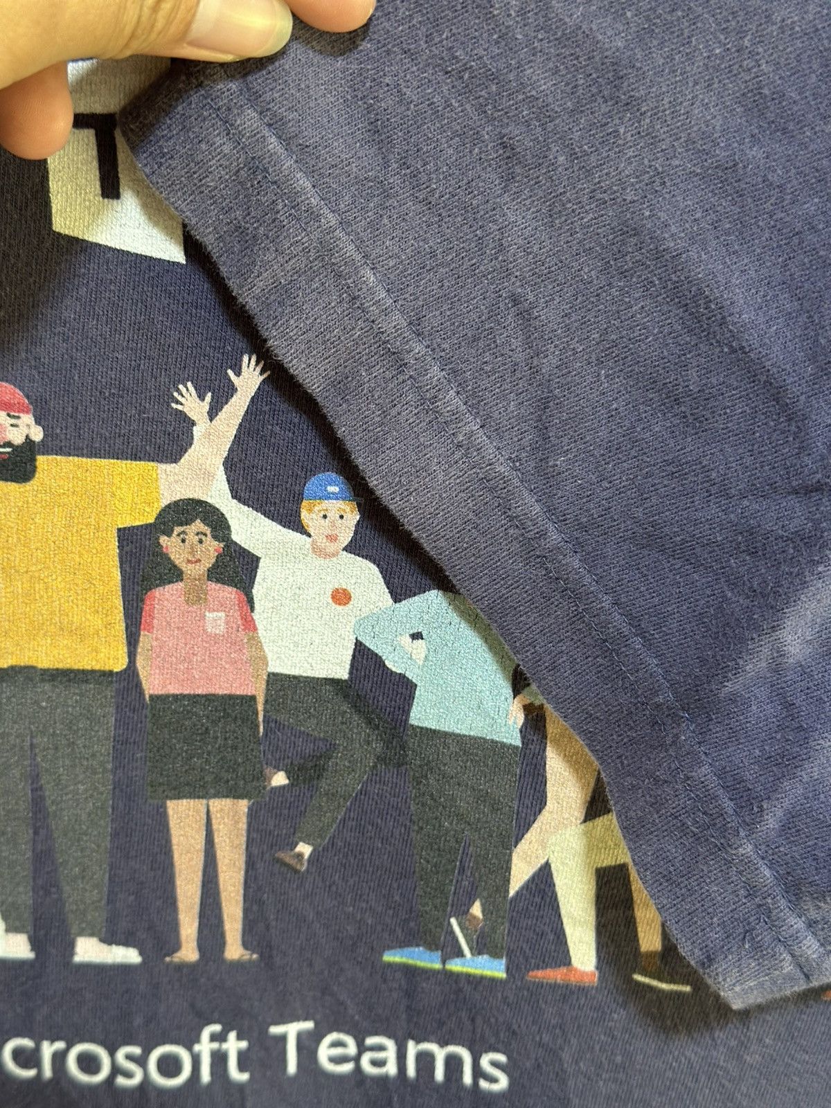 Microsoft Vintage Microsoft Teams Sun Faded Size US L / EU 52-54 / 3 - 5 Thumbnail