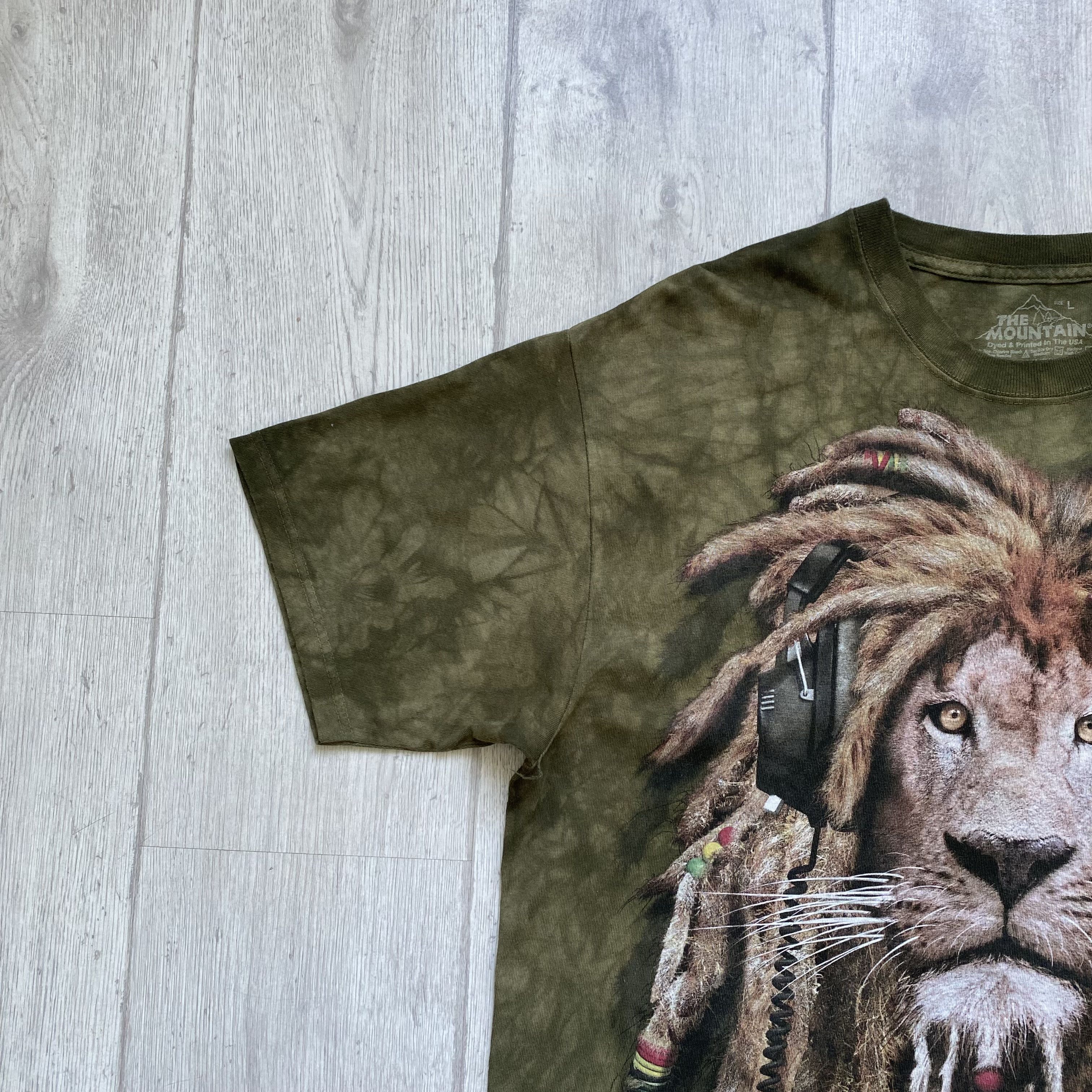 Bob Marley Vintage Rasta Lion tee Y2K Jamaica Bob Marley Animal t-shirt Size US L / EU 52-54 / 3 - 4 Thumbnail
