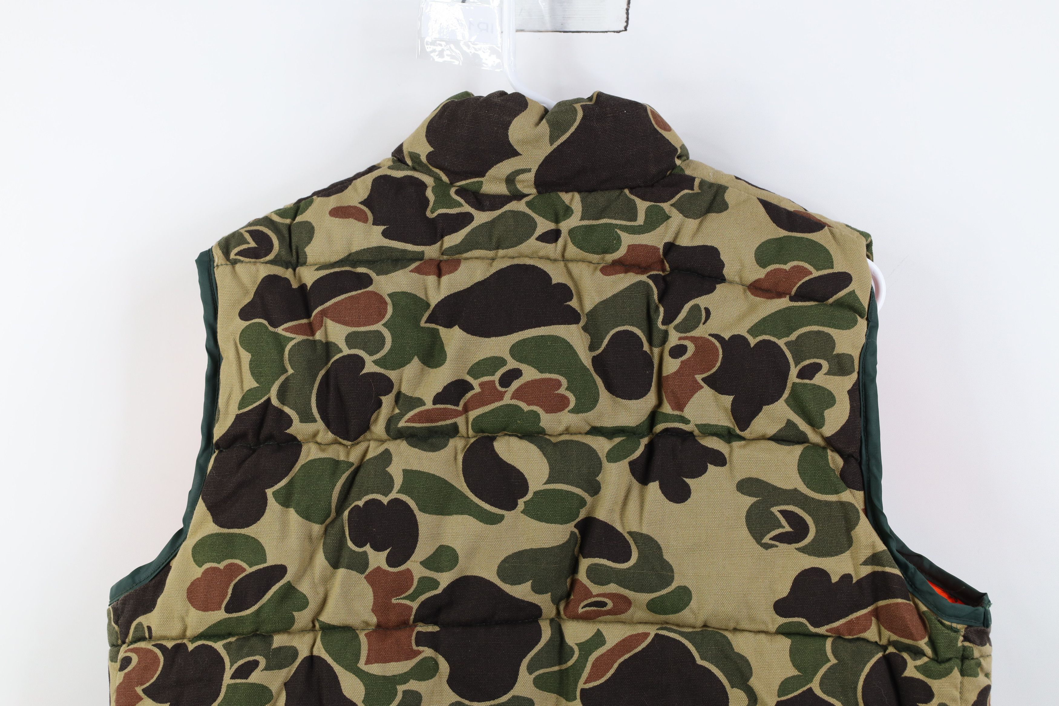 Vintage Vintage 70s Streetwear Reversible Canvas Puffer Vest Size US L / EU 52-54 / 3 - 9 Thumbnail