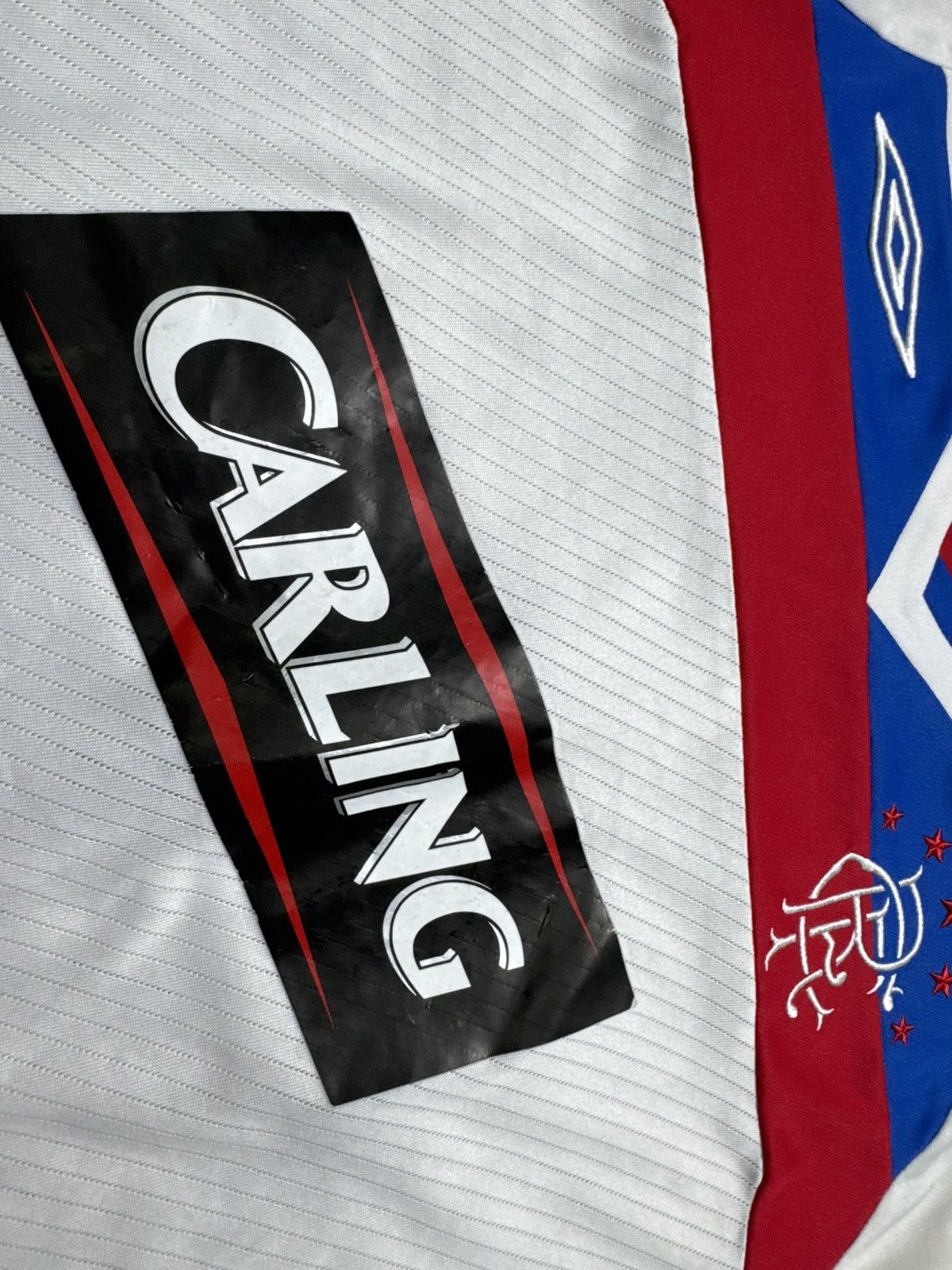 Umbro Umbro Glasgow Rangers 2008/2009 Vintage Soccer Jersey Size US S / EU 44-46 / 1 - 6 Thumbnail