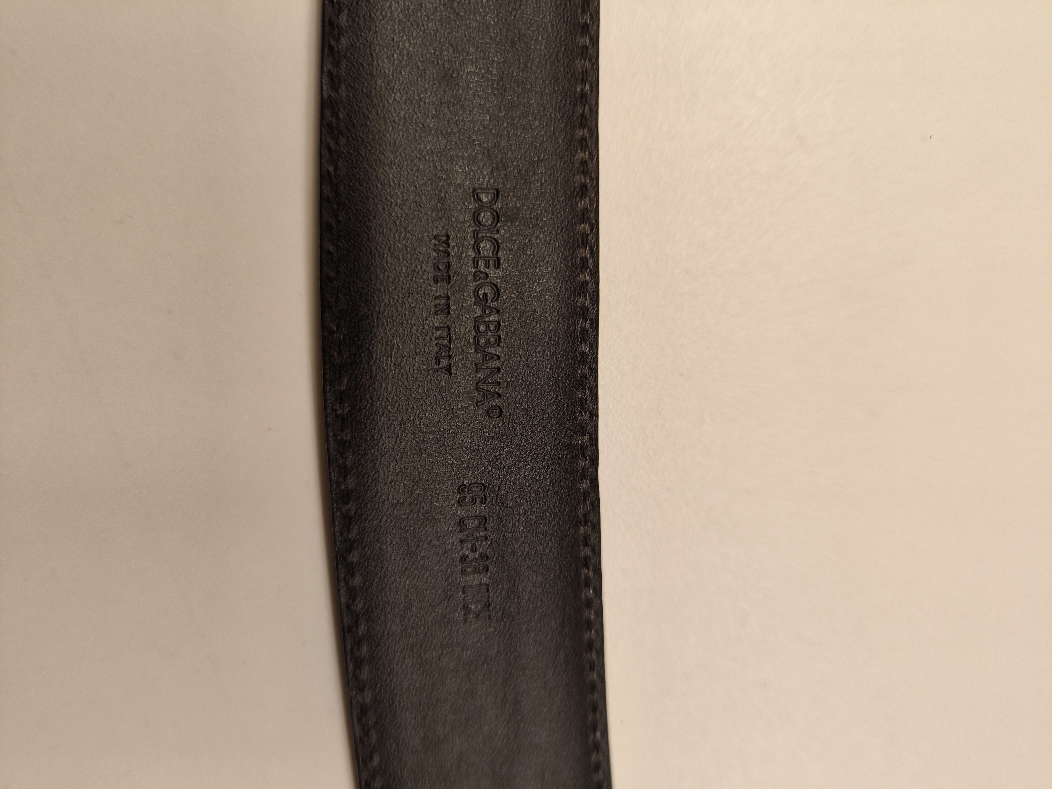 Dolce & Gabbana Dolce&Gabbana leather belt 95 cm Size ONE SIZE - 3 Thumbnail