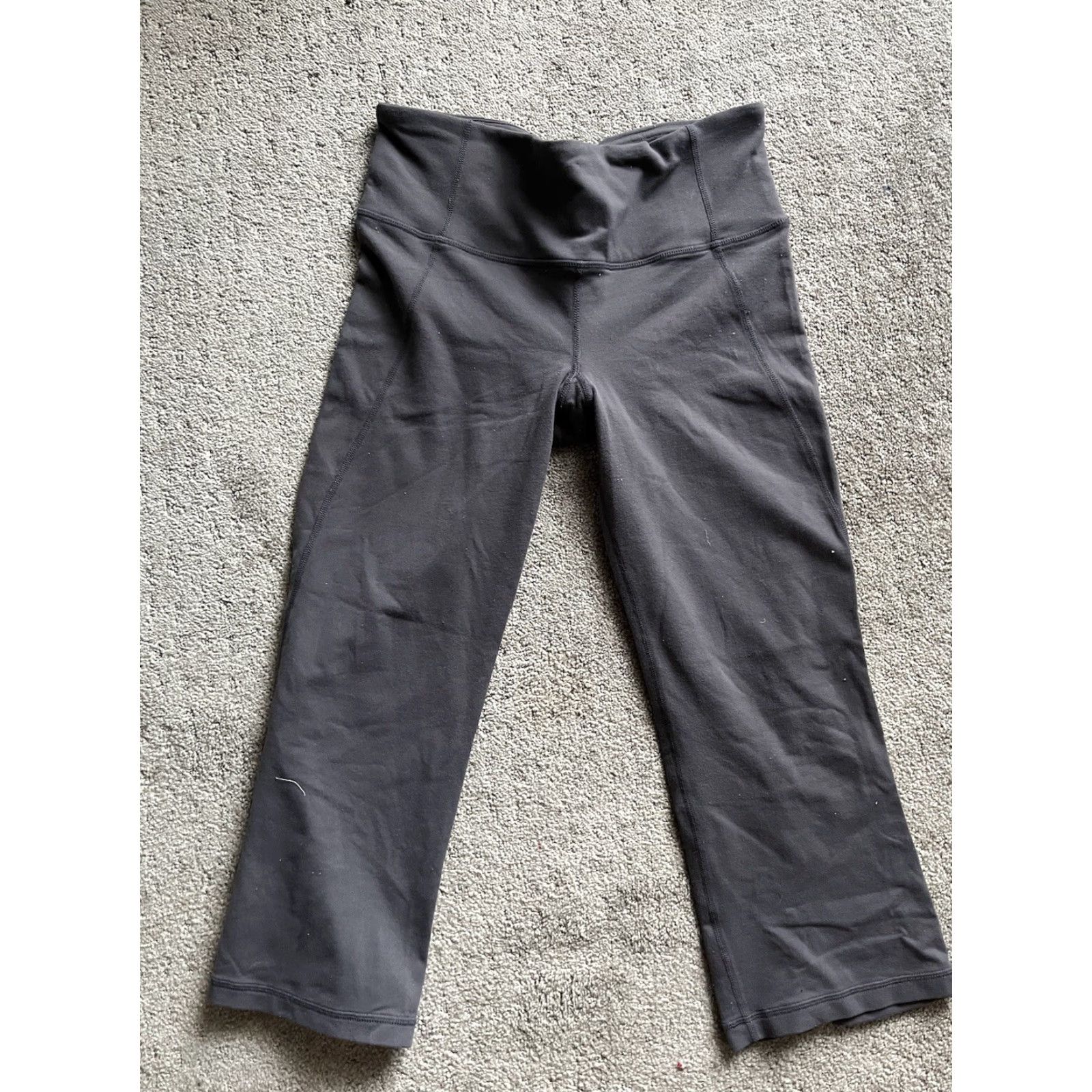 Lululemon VINTAGE Lululemon Athleisure Capri Leggings Women's Size 6 Gray Yoga Cross Training Size 28" / US 6 / IT 42 - 3 Thumbnail
