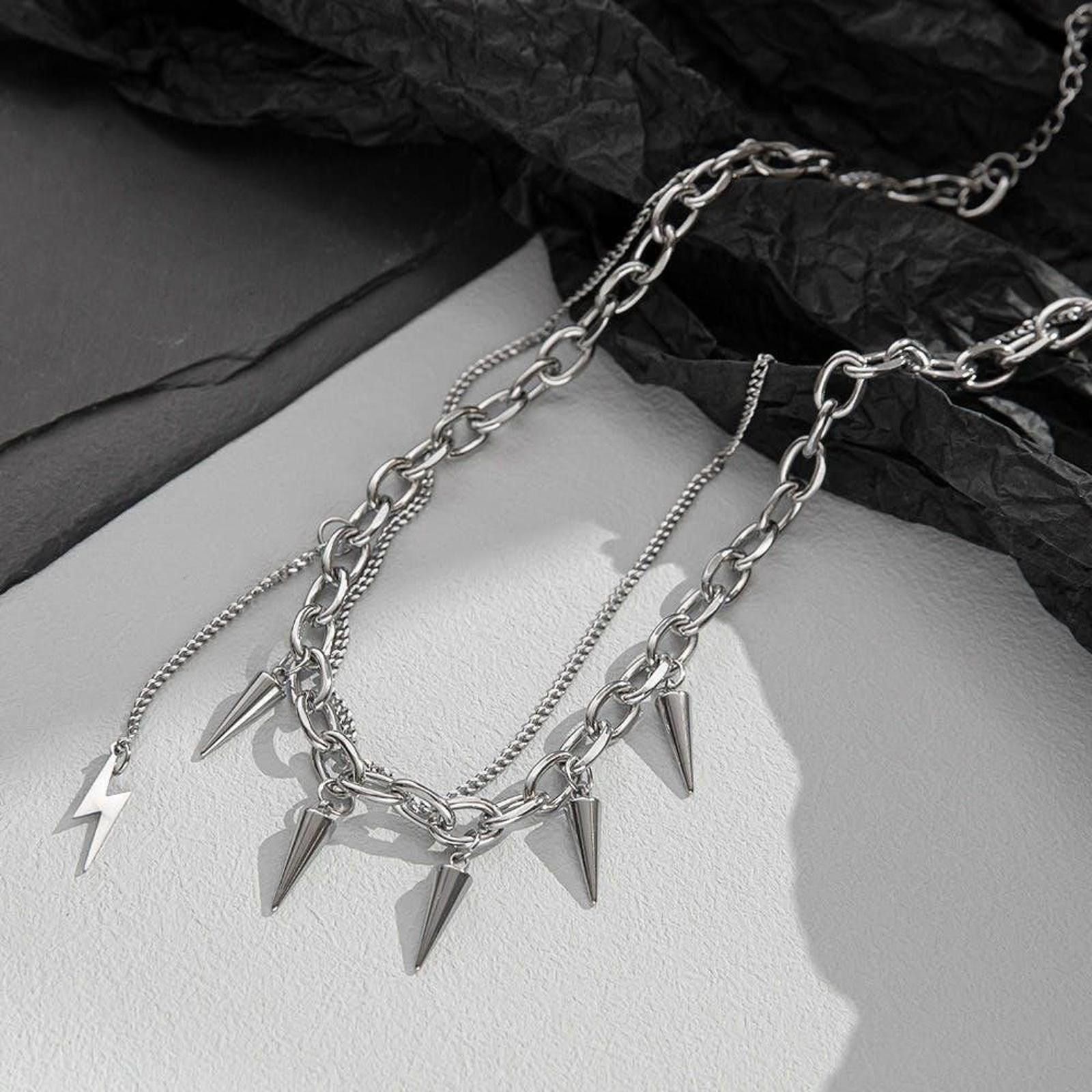 Other Punk Rivet Spiked Necklace Size ONE SIZE - 4 Thumbnail