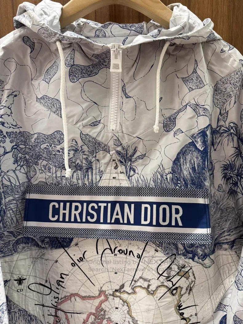 Dior Dior Map printed hooded windbreaker Size XS / US 0-2 / IT 36-38 - 3 Thumbnail