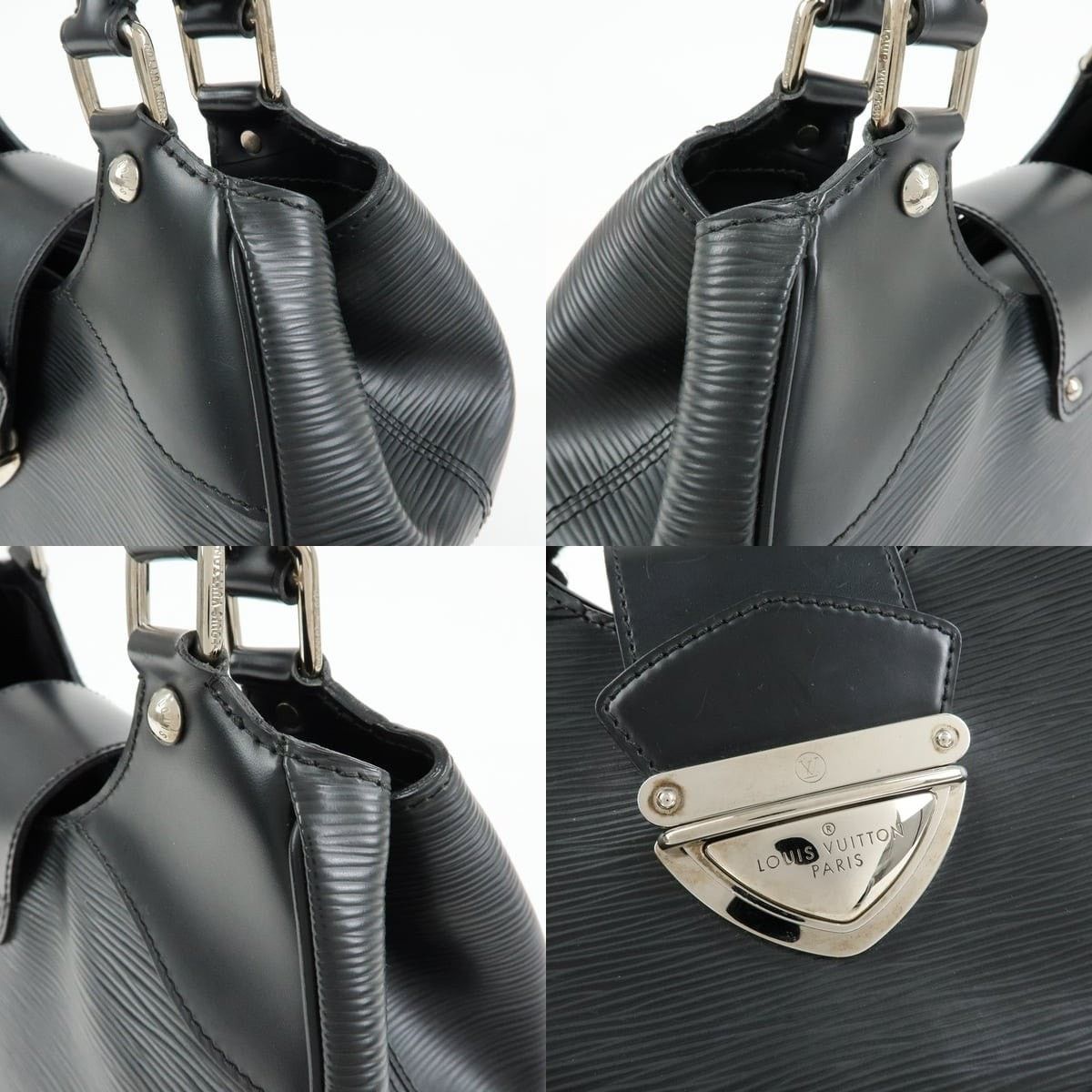 Louis Vuitton Louis Vuitton Epi Sac Montaigne Shoulder Bag Black Size ONE SIZE - 6 Thumbnail