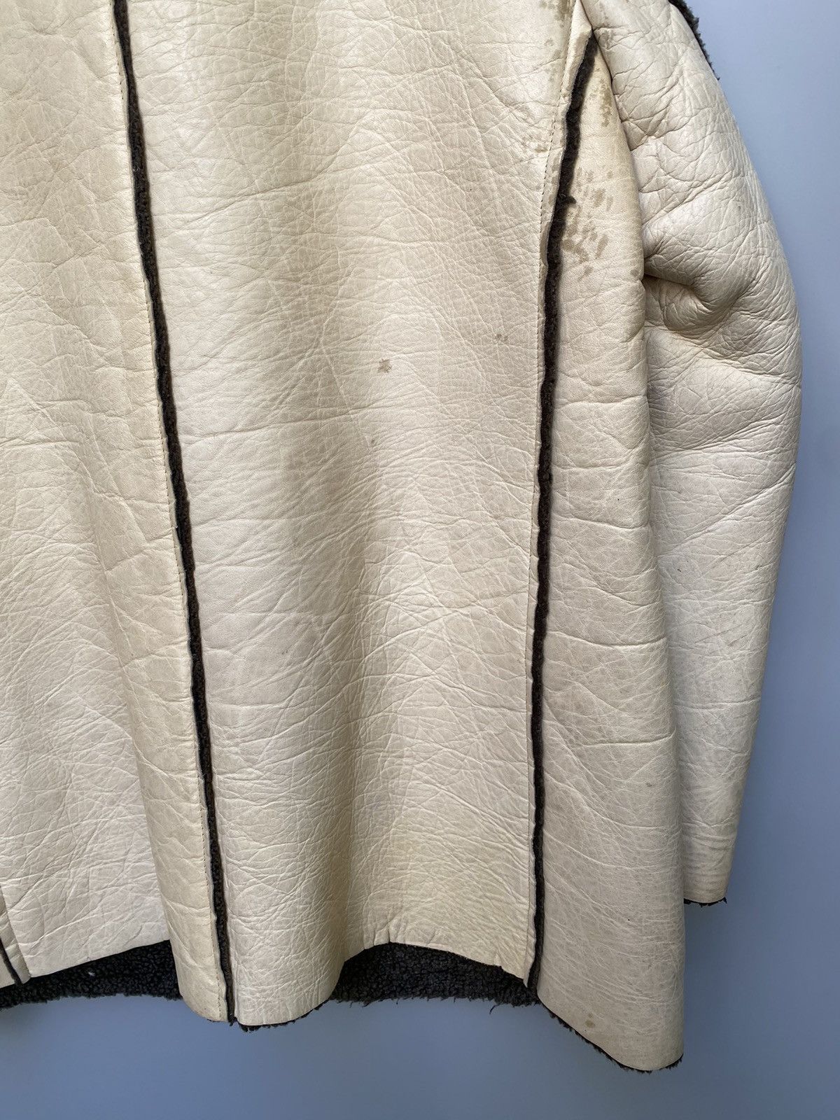20471120 × Hysteric Glamour × Japanese Brand Archive 291295 Homme Shearling Leather Jacket Size US M / EU 48-50 / 2 - 8 Thumbnail