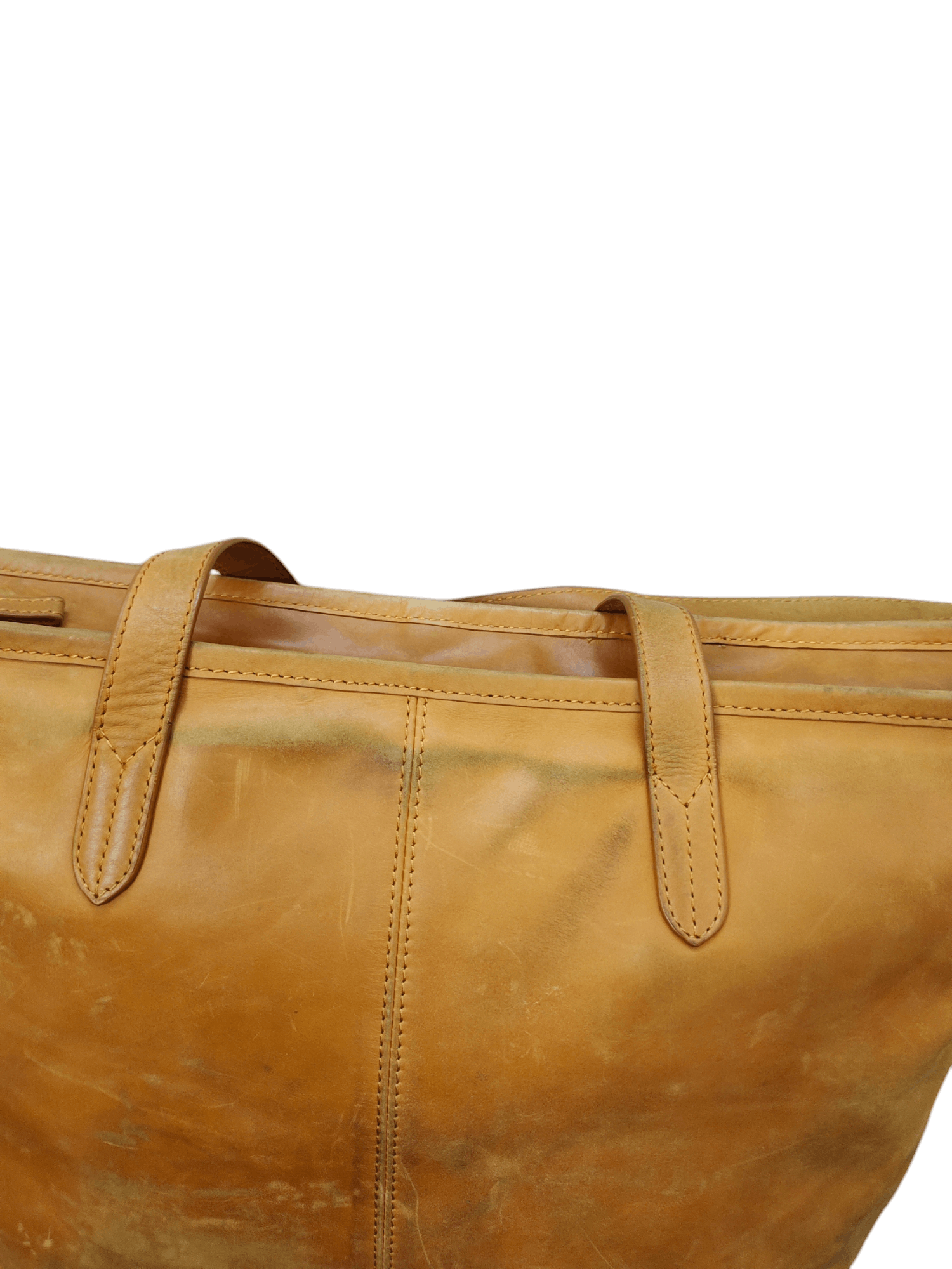 Comme des Garcons Vintage Nano Universal Japan Patina Leather Tote Bag Size ONE SIZE - 9 Thumbnail