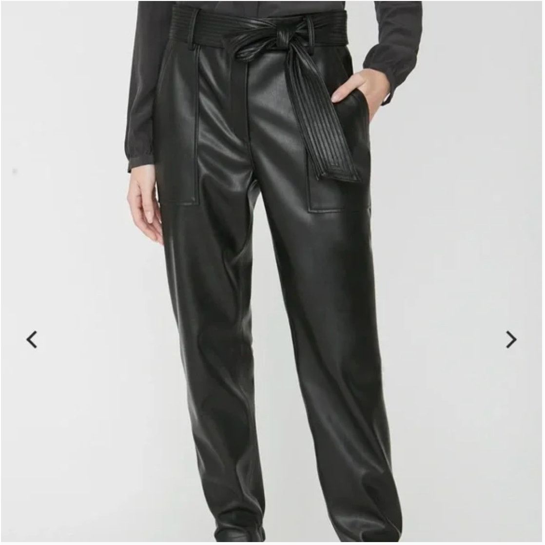 Brochu Walker Brochu Walker Tide Pull-On Vegan Leather Pant NO BELT Med Size 28" / US 6 / IT 42 - 1 Thumbnail