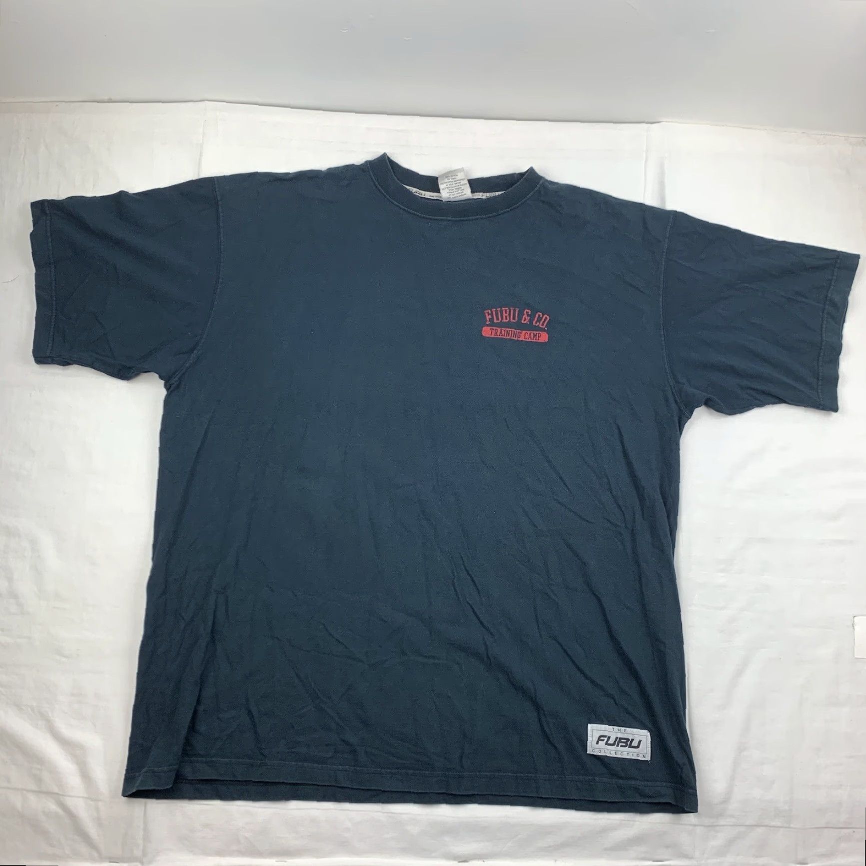 Fubu VINTAGE Fubu Training Camp T Shirt Adult XL Black 90s Y2K Fubu Collection Mens Shirt XL Black 90s Y2K Size US XL / EU 56 / 4 - 3 Thumbnail