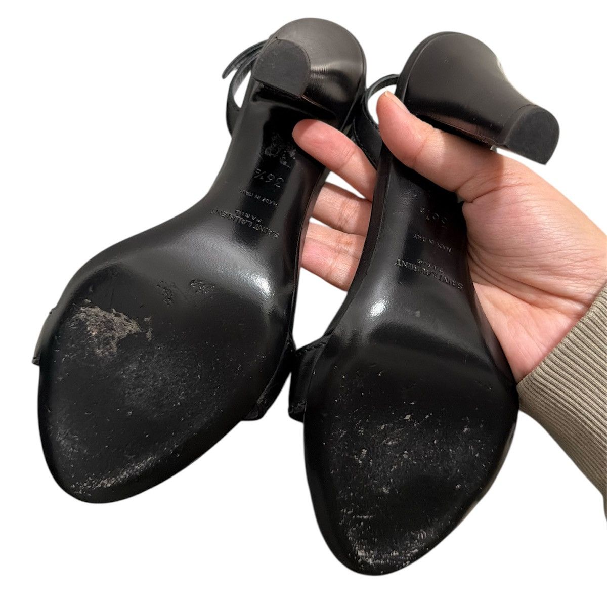 Saint Laurent Paris Authentic Saint Laurent Maillon 95 Sandal 36.5 EU Size US 5.5 / IT 35.5 - 6 Thumbnail
