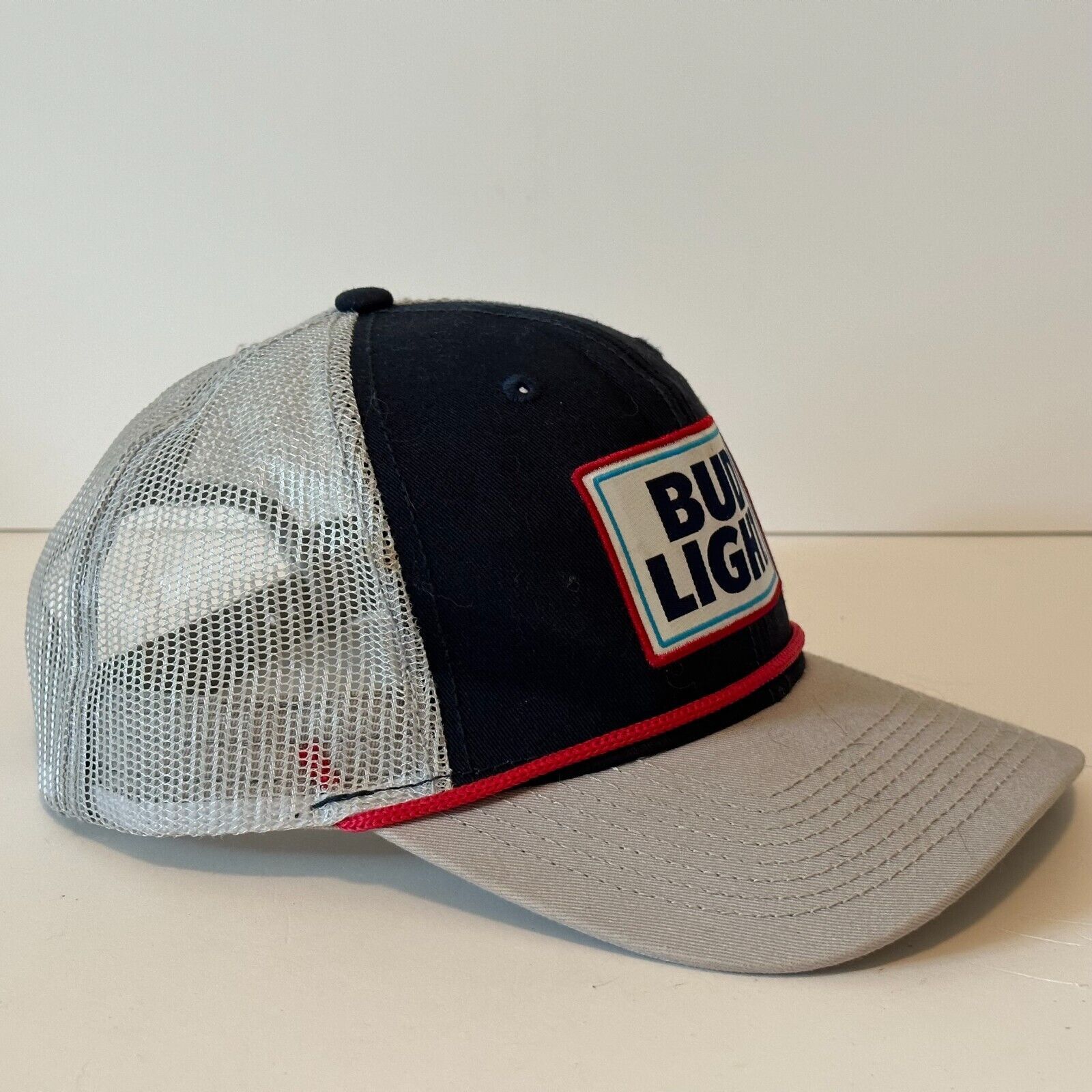 Budweiser BUD LIGHT/BUDWEISER Hat/Cap Blue, Silver,Red,Snap Back*CLEAN Size ONE SIZE - 4 Thumbnail