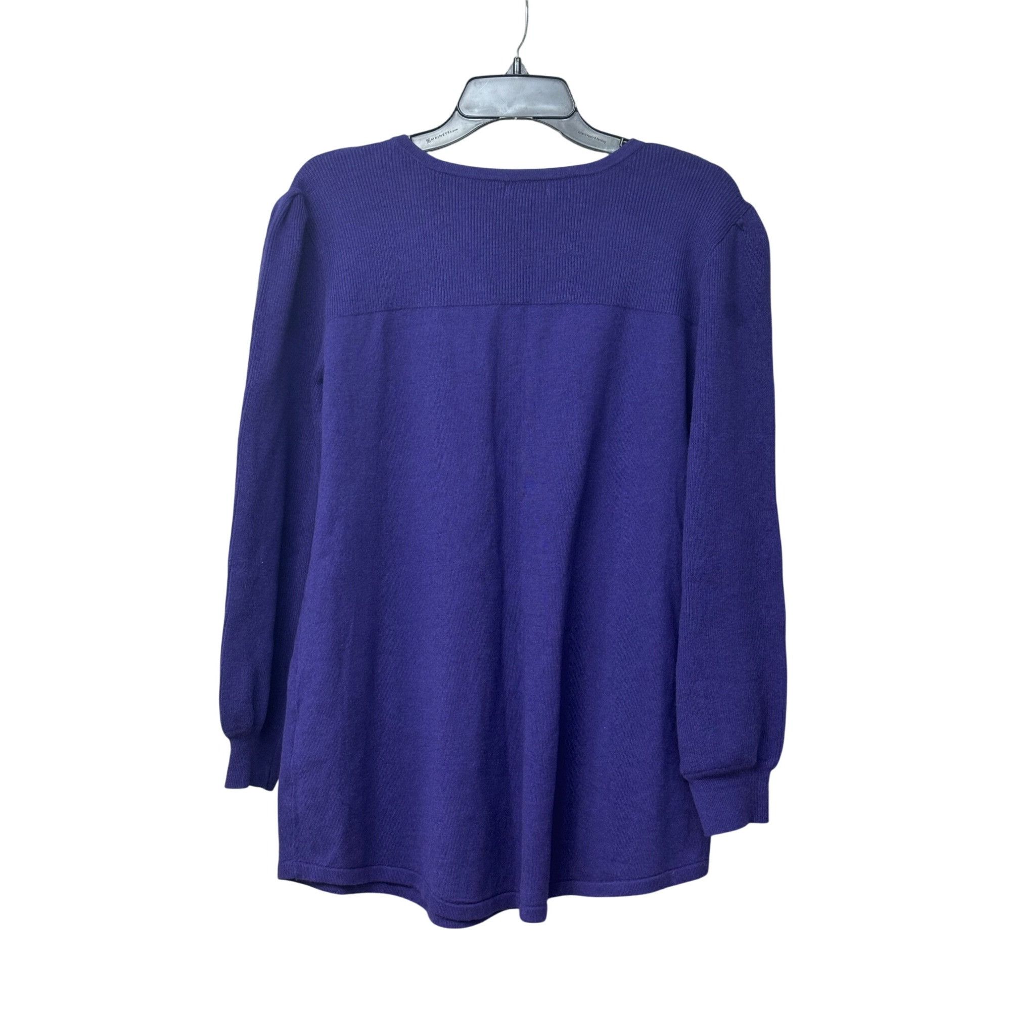 Other Style & Co Pleated-Sleeve Tunic Sweater, Midnight Iris, S Size S / US 4 / IT 40 - 6 Thumbnail