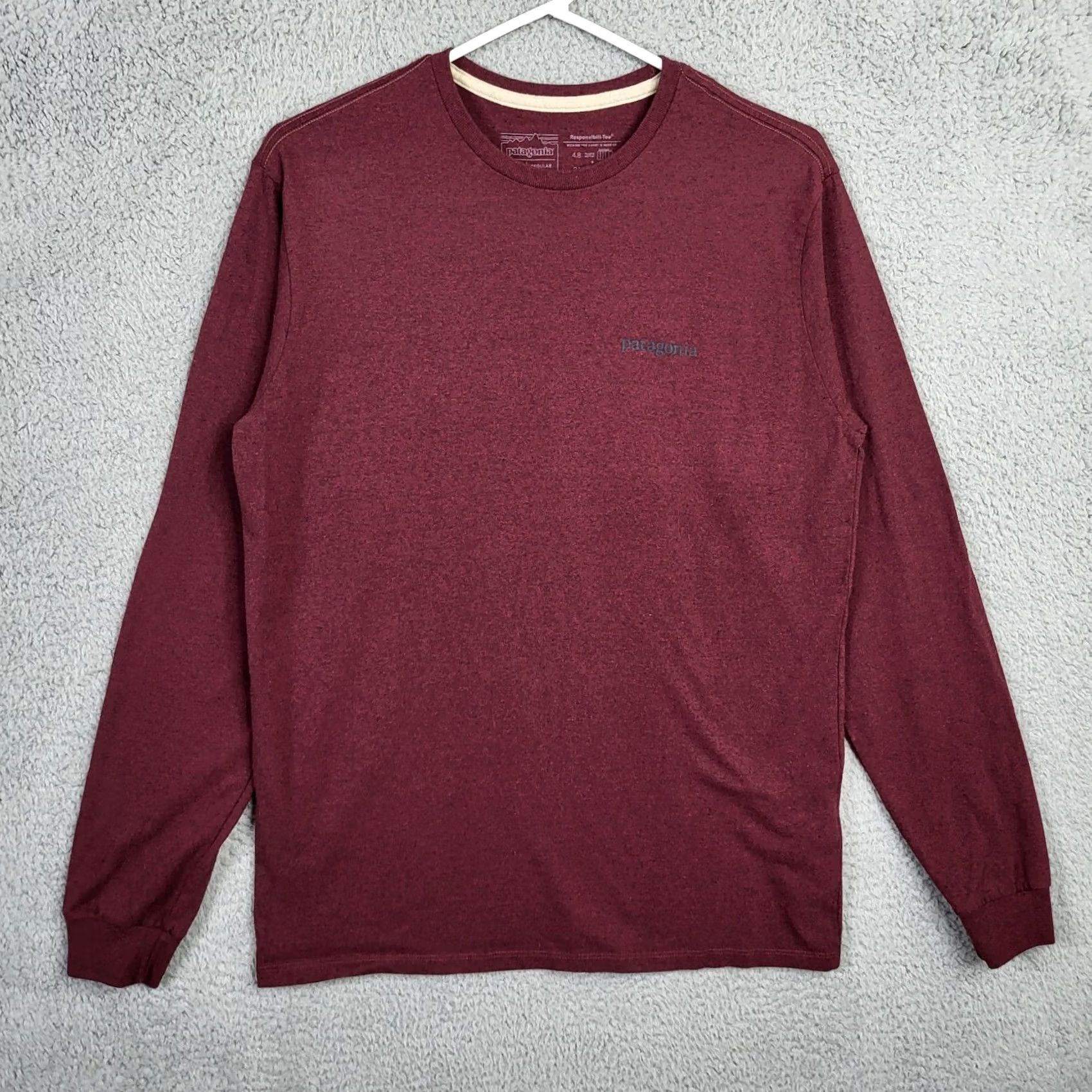 Patagonia Patagonia Tee Mens S Red Regular Fit Men Responsiblli Long sleeve Size Size US S / EU 44-46 / 1 - 2 Thumbnail