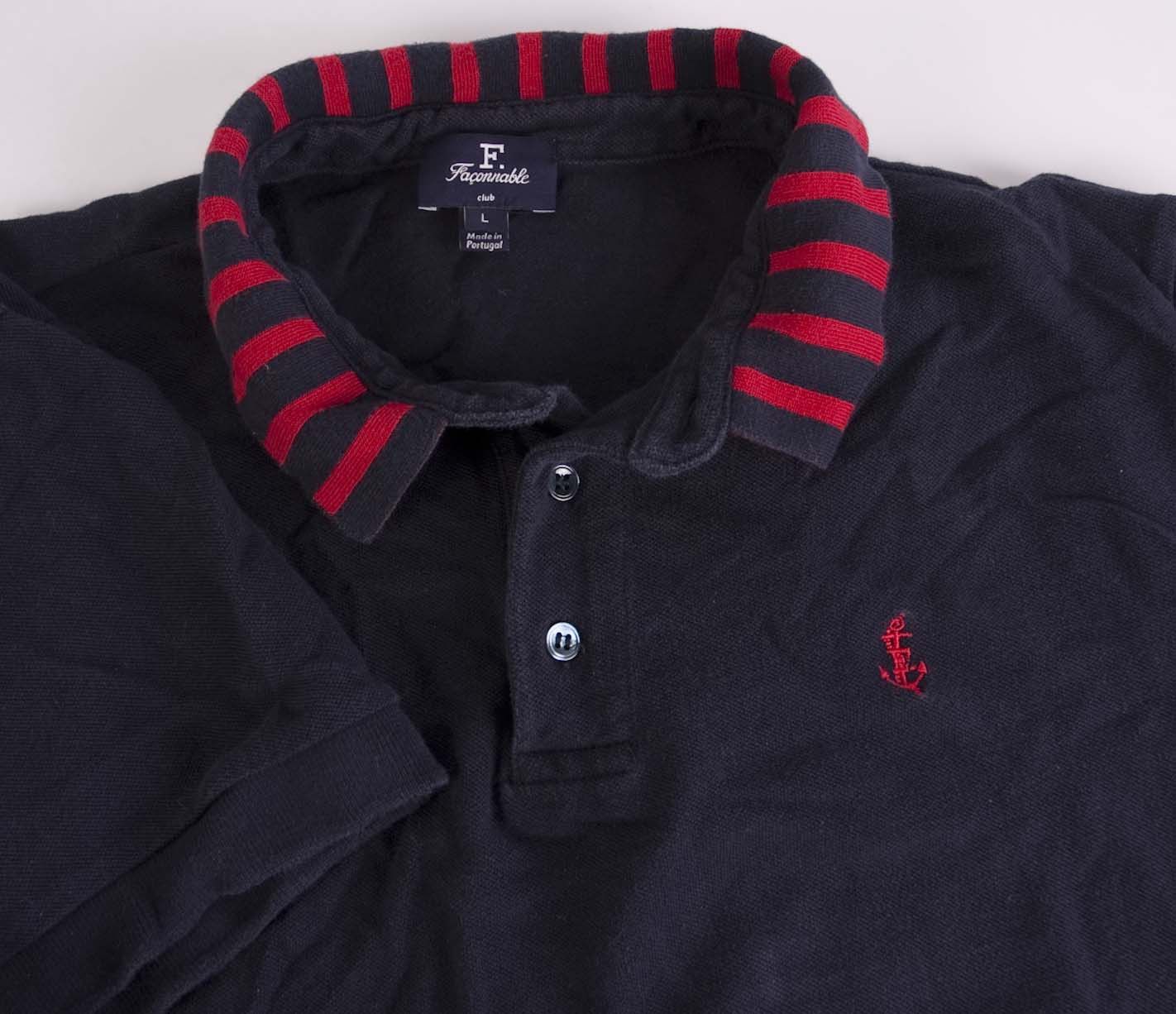 Faconnable Faconnable Club Polo Shirt Size L Dark Blue Size US L / EU 52-54 / 3 - 3 Thumbnail