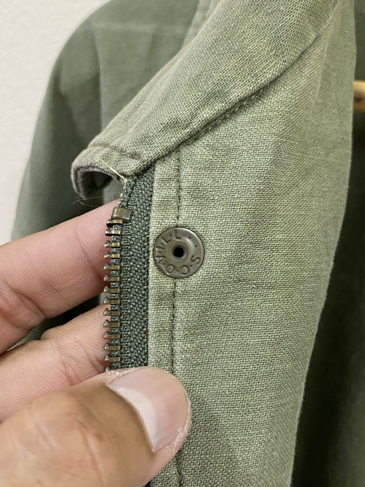 Vintage Vtg Army Military Jacket Size US L / EU 52-54 / 3 - 13 Thumbnail