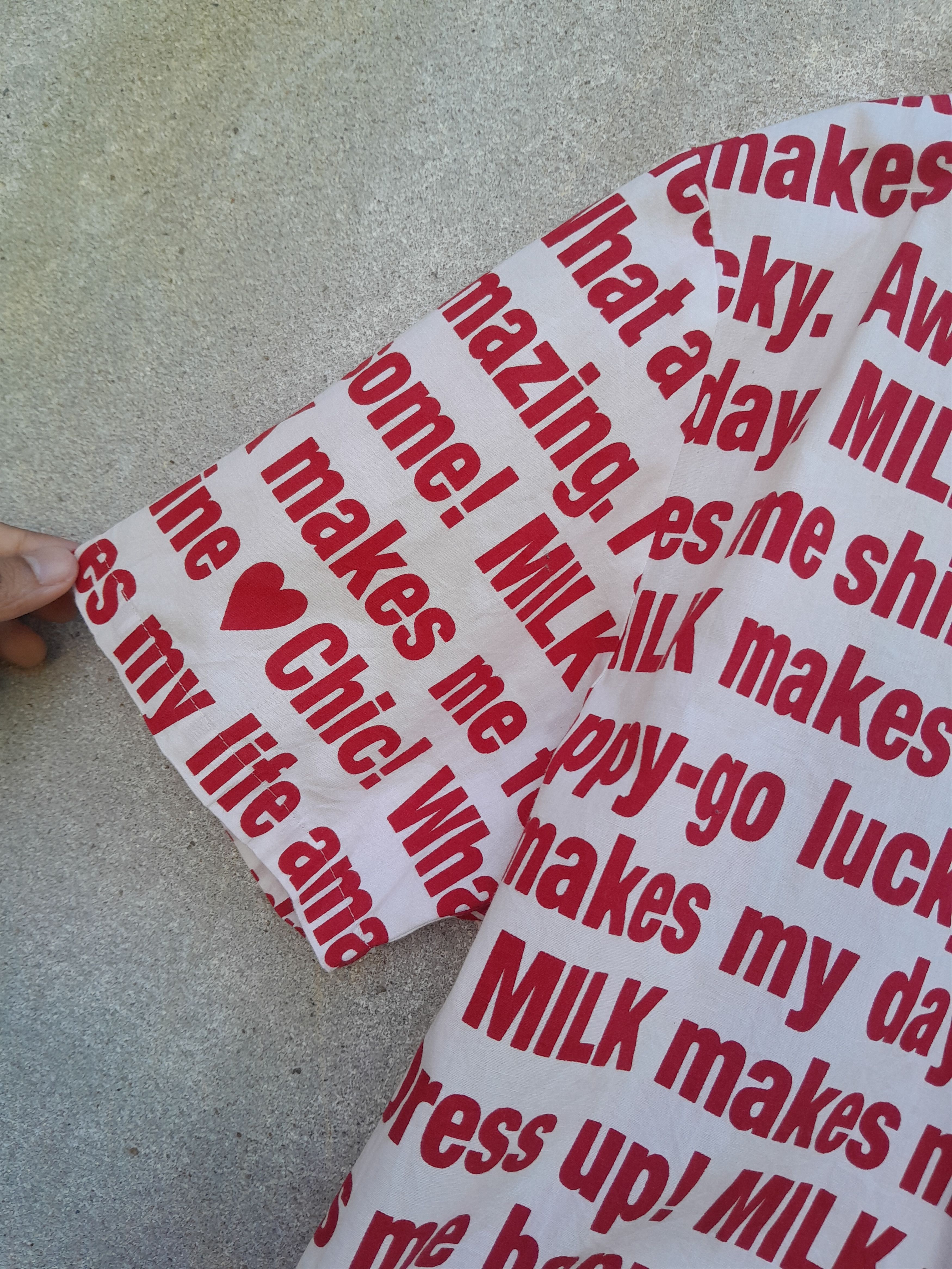 Japanese Brand MILKBOY Harajuku Tokyo Typography Heart Men Fit S to M Size US S / EU 44-46 / 1 - 5 Thumbnail