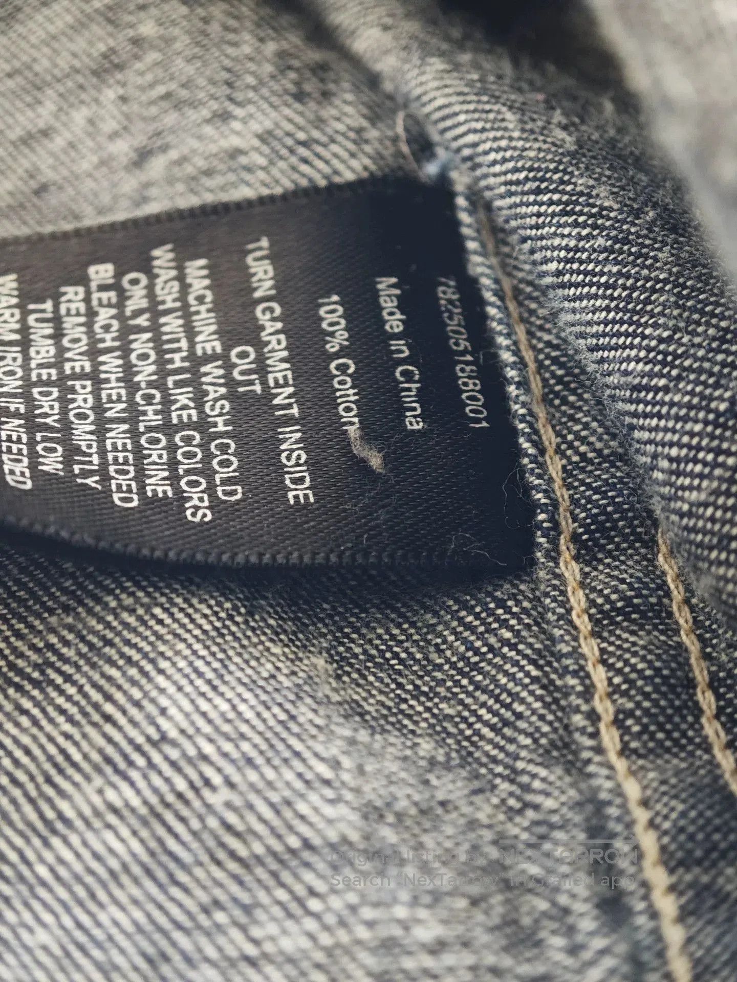 RRL Ralph Lauren RRL 2014 Indigo Denim Floral Shirt. Size US S / EU 44-46 / 1 - 6 Thumbnail