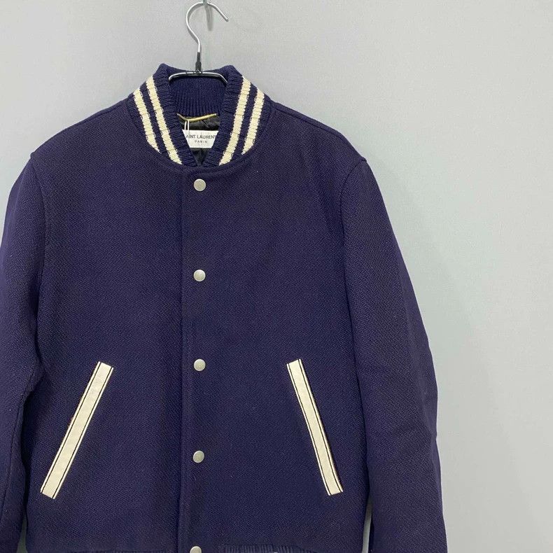 Saint Laurent Paris Saint Laurent Paris scribble on the back Teddy jacket 2505- Size XS / US 0-2 / IT 36-38 - 2 Thumbnail