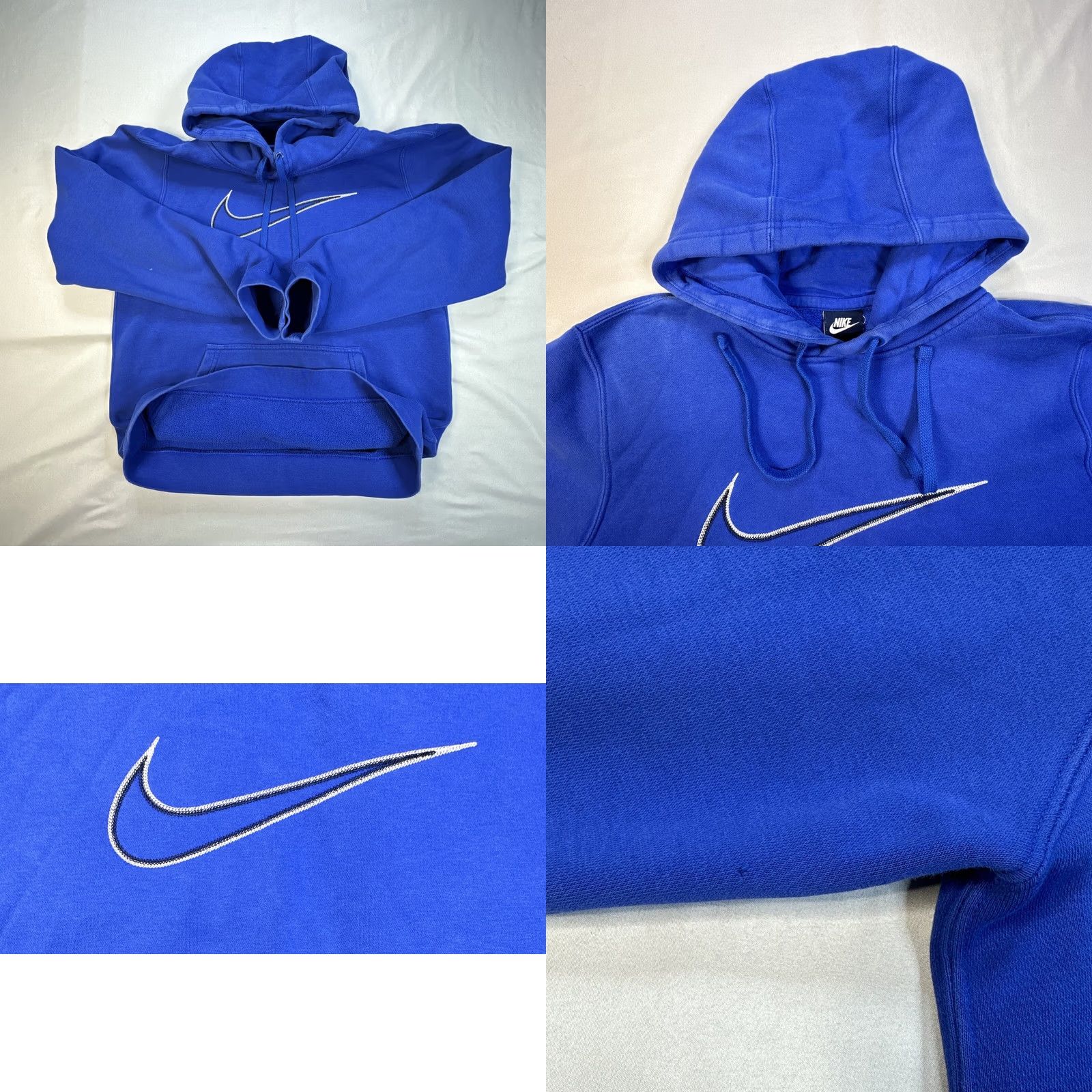 Nike Nike Sweatshirt Hoodie Blue S Chest Logo Center Swoosh Stitched 804656-480 Men Pullover Hooded Long Sleeve Pockets" Size US S / EU 44-46 / 1 - 8 Thumbnail
