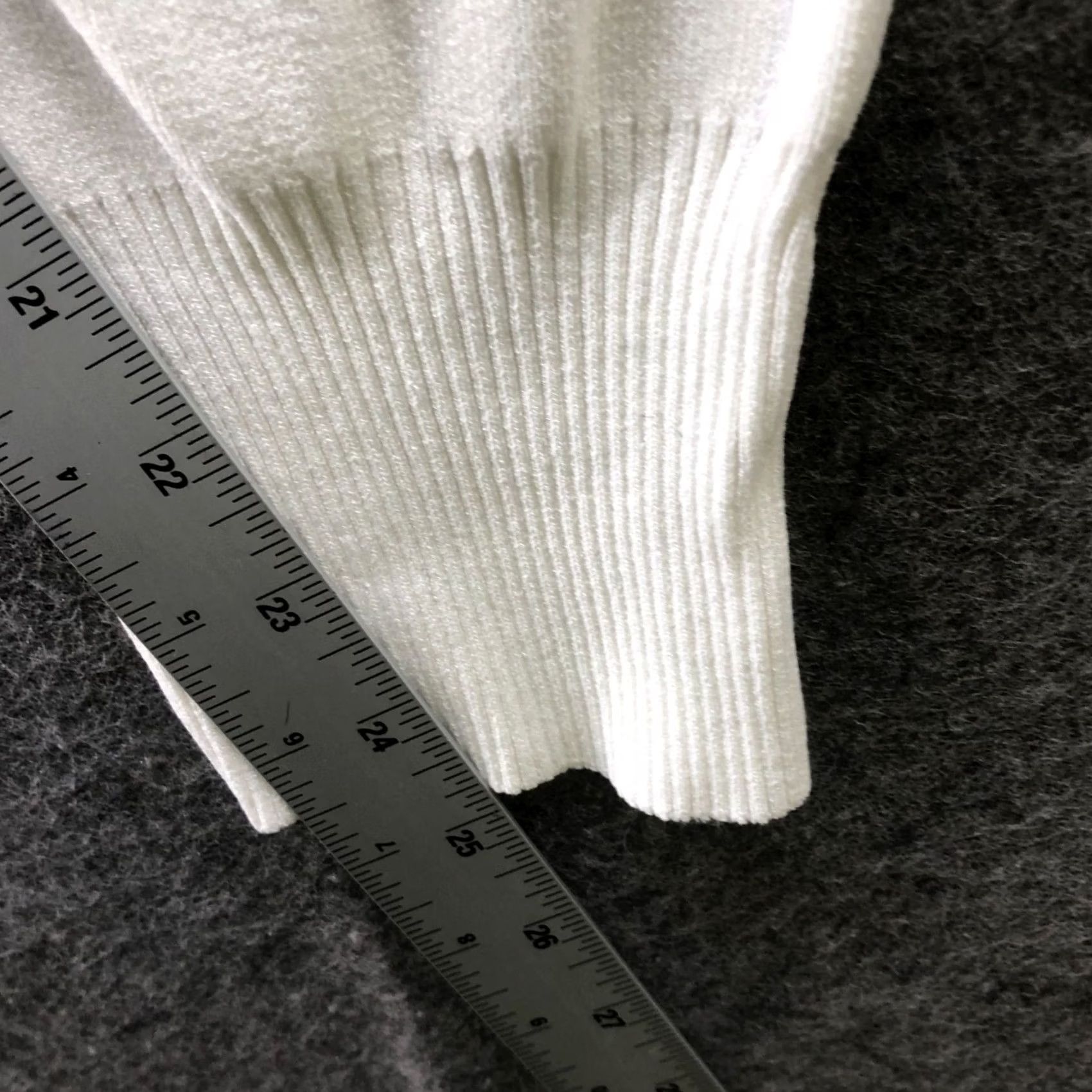 Zara Zara Knit Jogger Pants Womens S White Tie Waist High Rise Knit Front Flat Front Relaxed Comfort Seasonal Fall Winter Spring Mens Womens Girls Boys Size 28" / US 6 / IT 42 - 7 Thumbnail