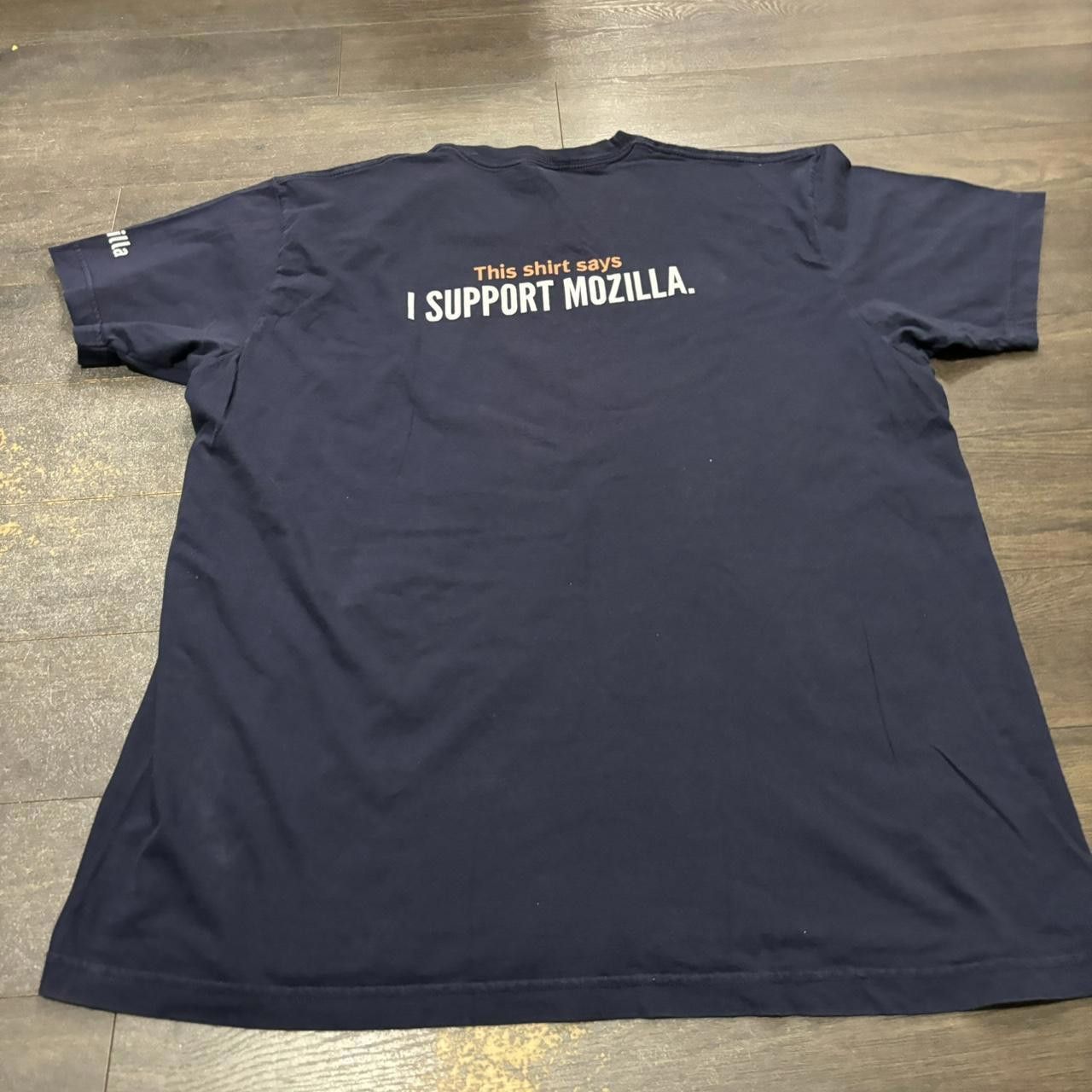 American Apparel Vintage Mozilla Firefox T Shirt 00s XXL Size US XXL / EU 58 / 5 - 5 Thumbnail