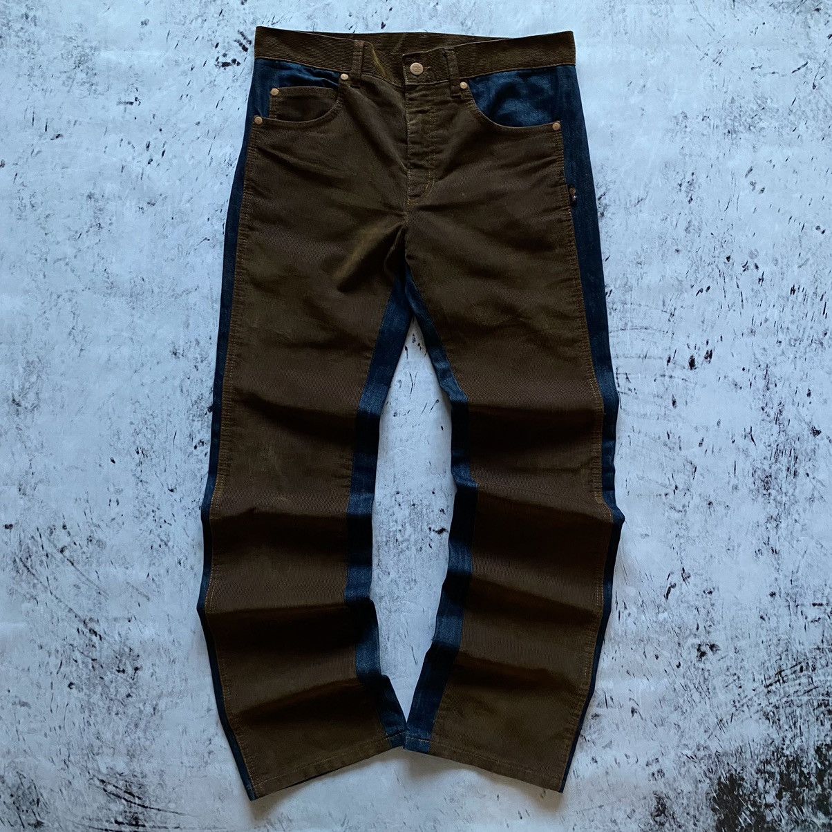 JPG Jean Paul Gaultier Hybrid Denim Corduroy Jeans