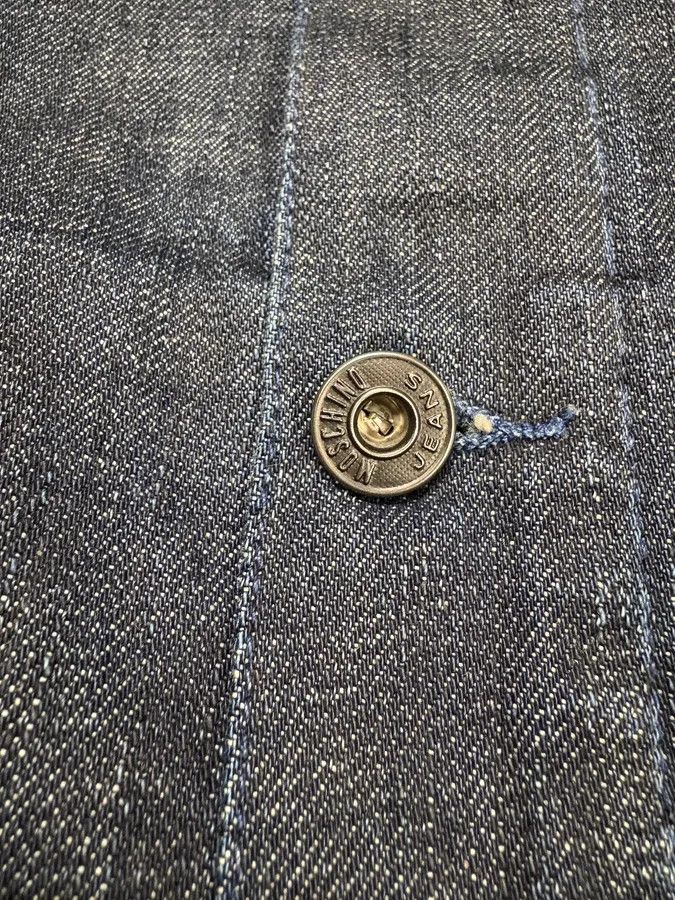 Designer × Moschino × Vintage 2000s Moschino Peace Raw Denim Jacket Size US S / EU 44-46 / 1 - 10 Thumbnail