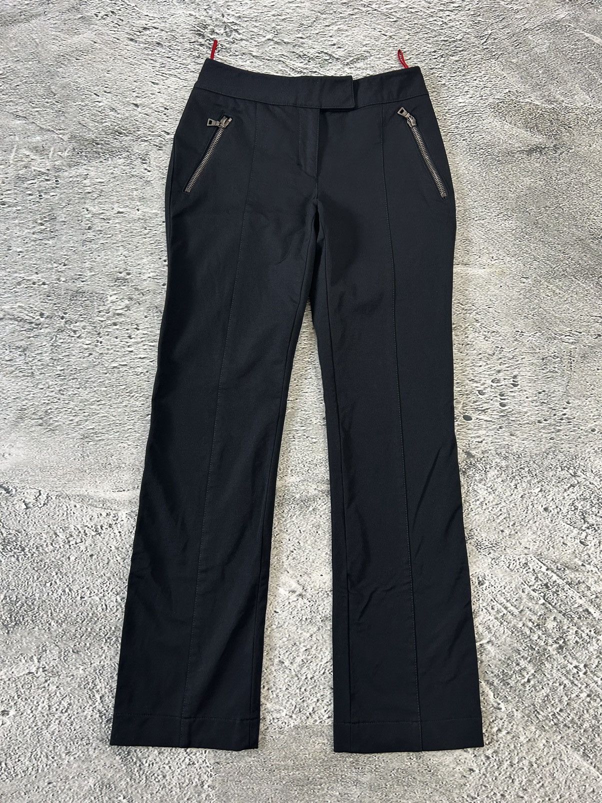 Prada Prada black ski pants vintage technical gorpcore Size 27" / US 4 / IT 40 - 1 Thumbnail
