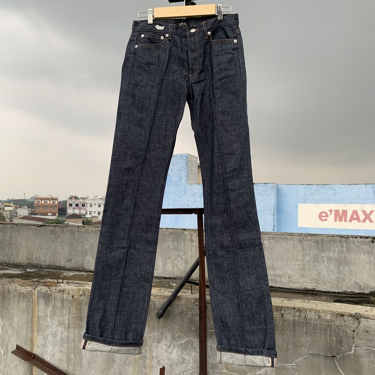 image of A P C Japan Selvedge Denim in Indigo, Men's (Size 30)