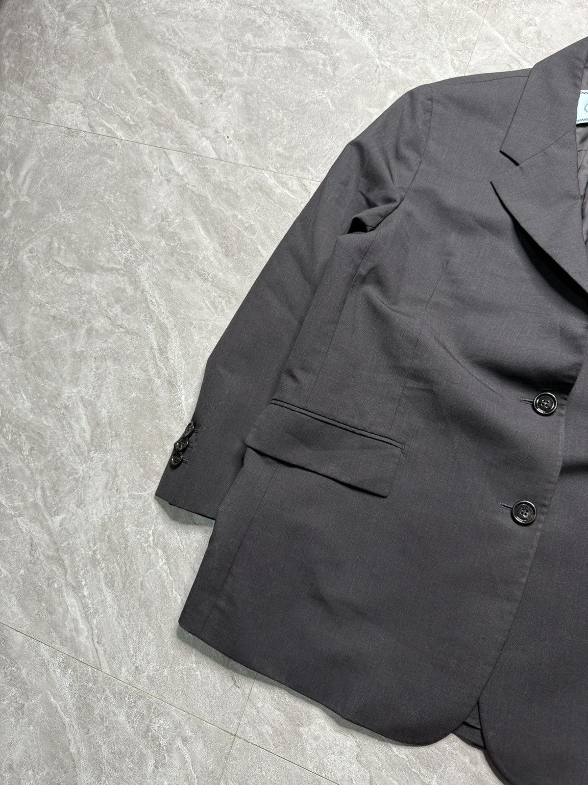 Prada Prada By Raf Simons S/S 21 Peak Lapel Blazer Size M / US 6-8 / IT 42-44 - 3 Thumbnail