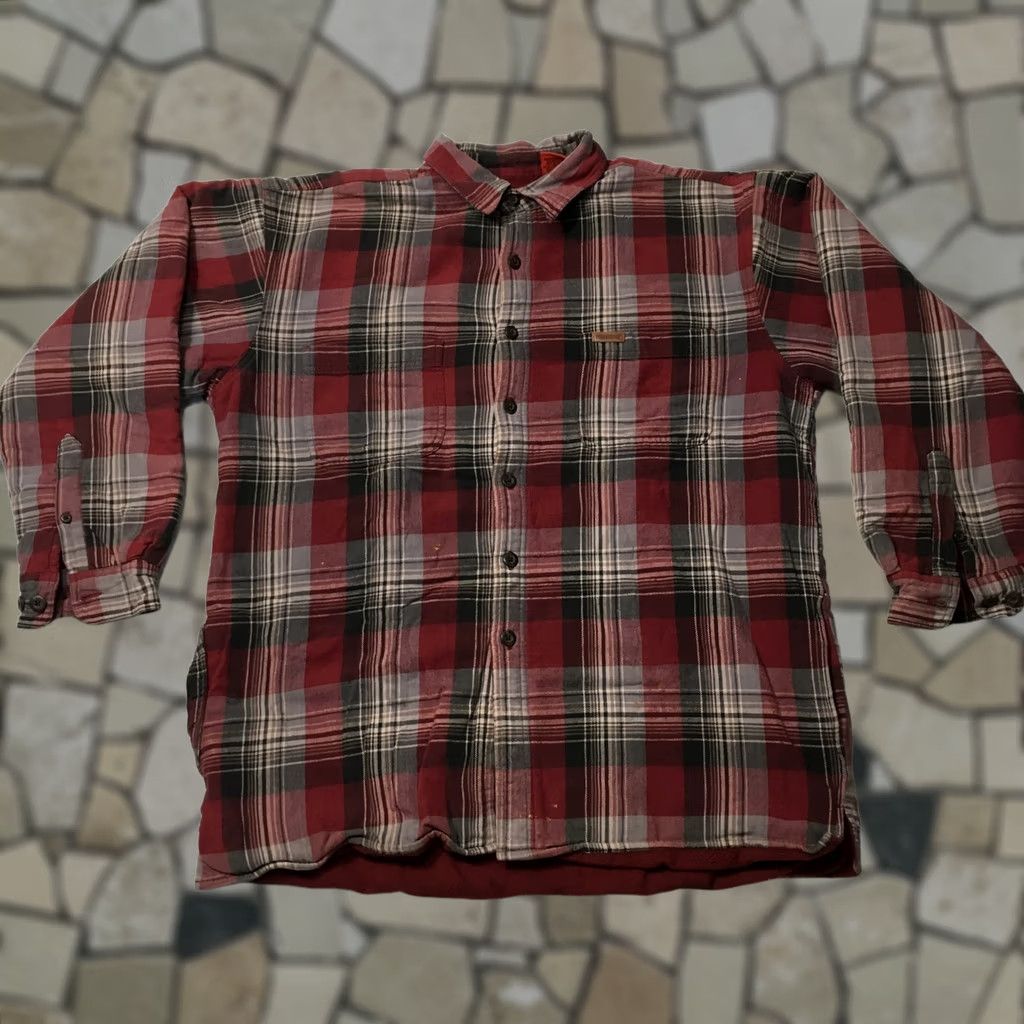 Vintage Wolverine Flannel Shirt Mens large red Plaid Heavyweight Long Sleeve Work Size US L / EU 52-54 / 3 - 1 Thumbnail