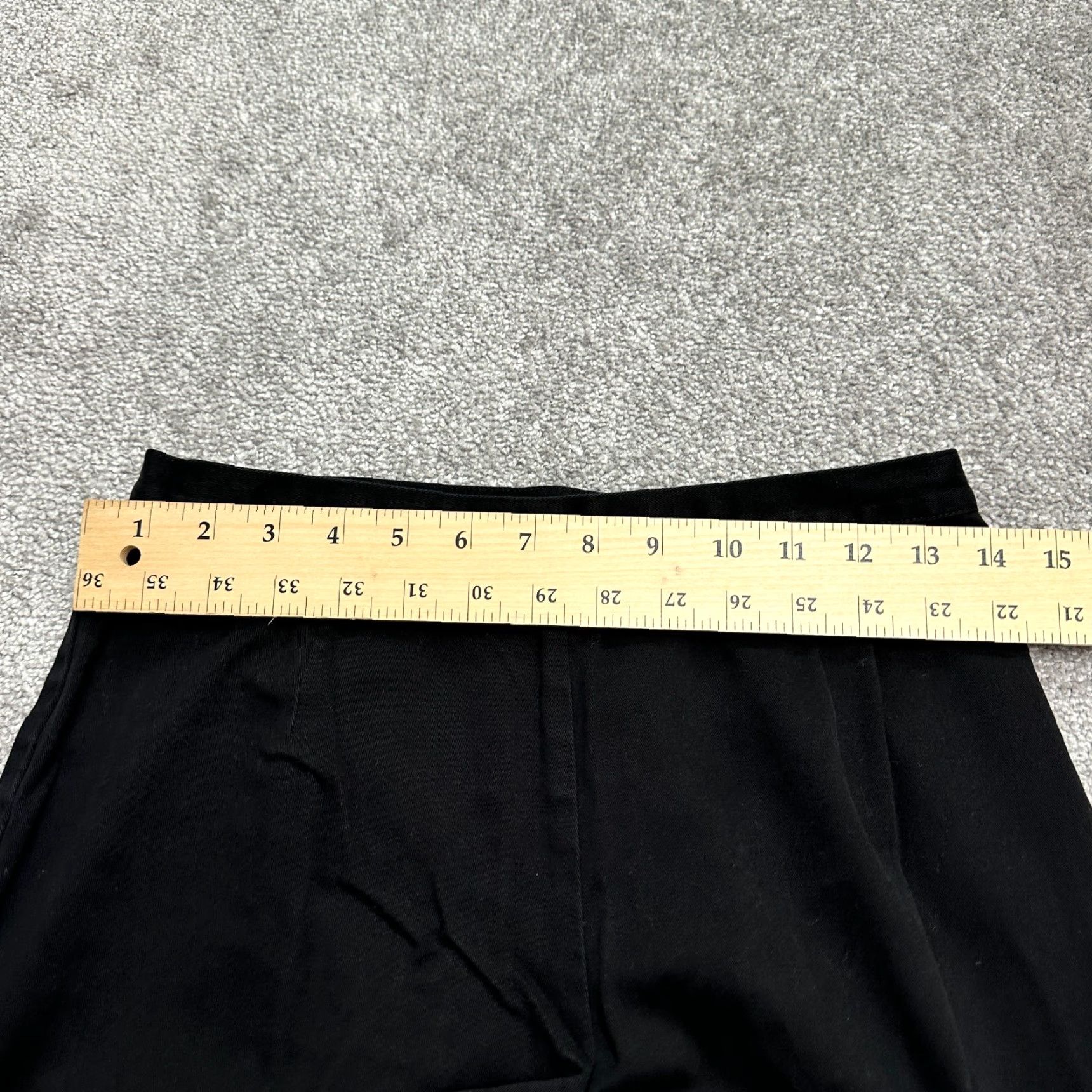 Ann Taylor Ann Taylor Dress Pants Women 6 Black Straight Leg Stretch Cotton Work 28x28.5 Size 28" / US 6 / IT 42 - 6 Thumbnail