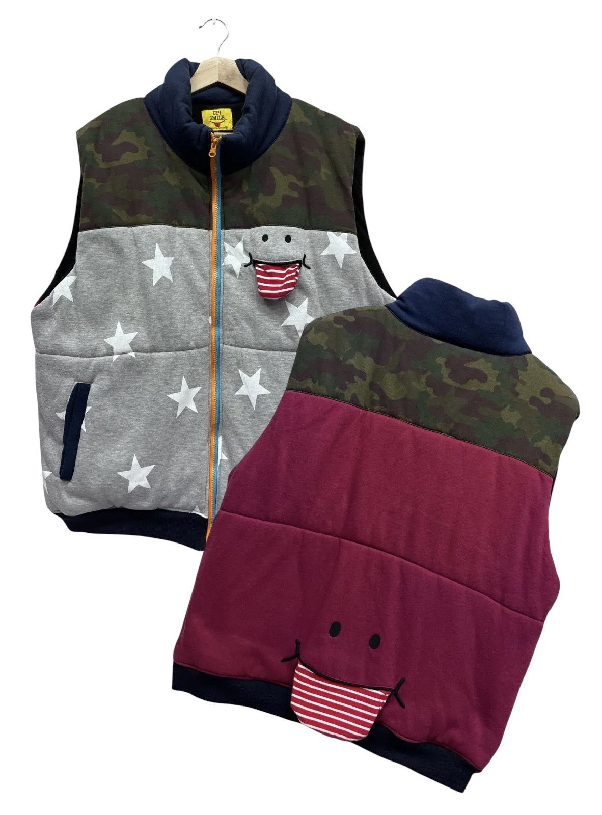 Japanese Brand UP!SMILE Japan Hysteric Star Kapital SmileStyle Padded Vest Size US L / EU 52-54 / 3 - 1 Thumbnail