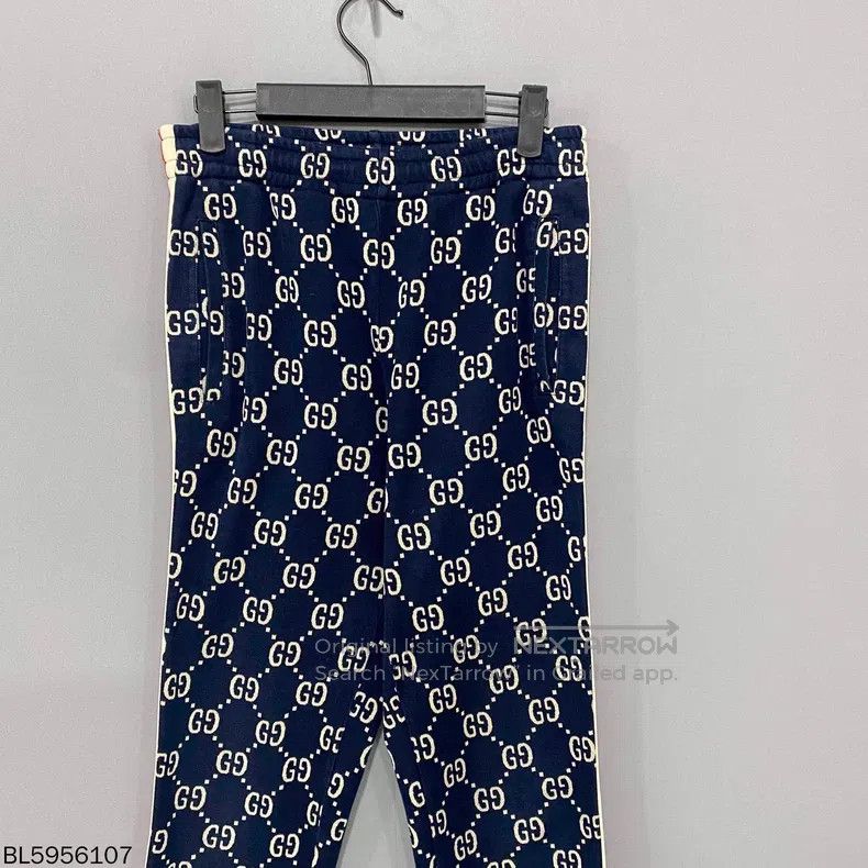 Gucci Gucci Size XS Old-fashioned full-print school uniform trous Size US 27 - 2 Thumbnail