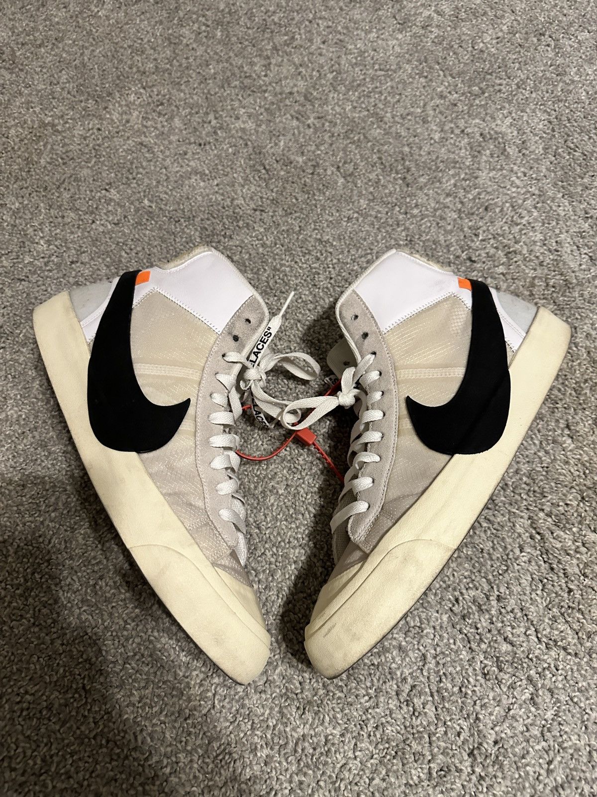 Nike × Off-White Nike off white the 10 blazer mid Size US 12 / EU 45 - 3 Thumbnail