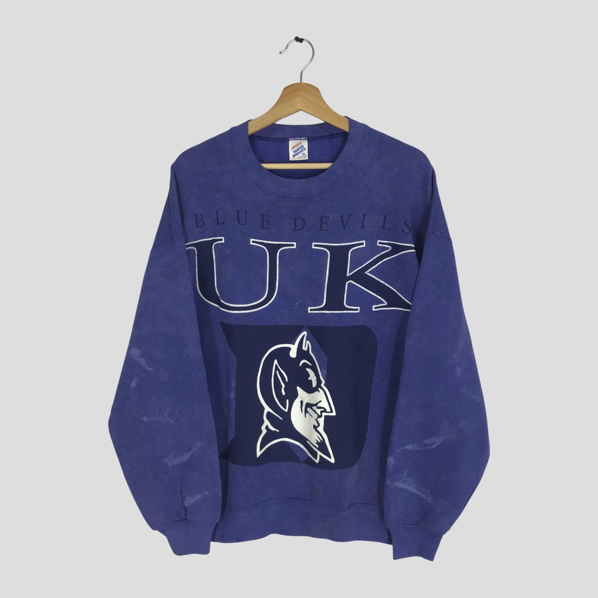 DUKE + DEXTER Vintage 90's Distressed Duke University Blue - 583 Size US XL / EU 56 / 4 - 2 Thumbnail