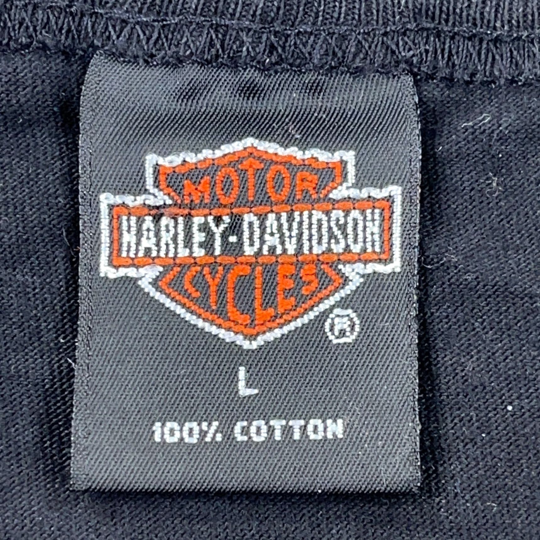 Harley Davidson VINTAGE Harley-Davidson Shirt Women L Black Tank Top 90s 1995 USA Florida Logo Graphi c Print All Seasons Casual Travel Workwear Size L / US 10 / IT 46 - 6 Thumbnail