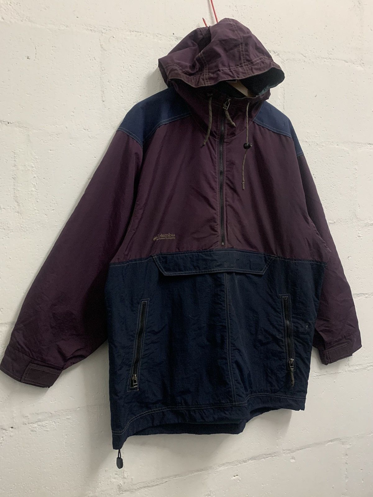 Columbia Vintage 90’s Columbia Pullover Hoodie Jacket Size US L / EU 52-54 / 3 - 3 Thumbnail