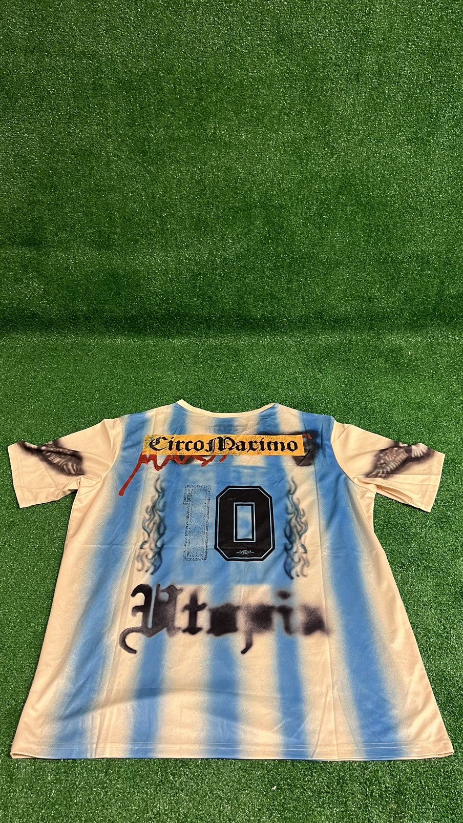 Travis Scott Travis Scott Argentina Soccer Jersey Size US XL / EU 56 / 4 - 3 Thumbnail