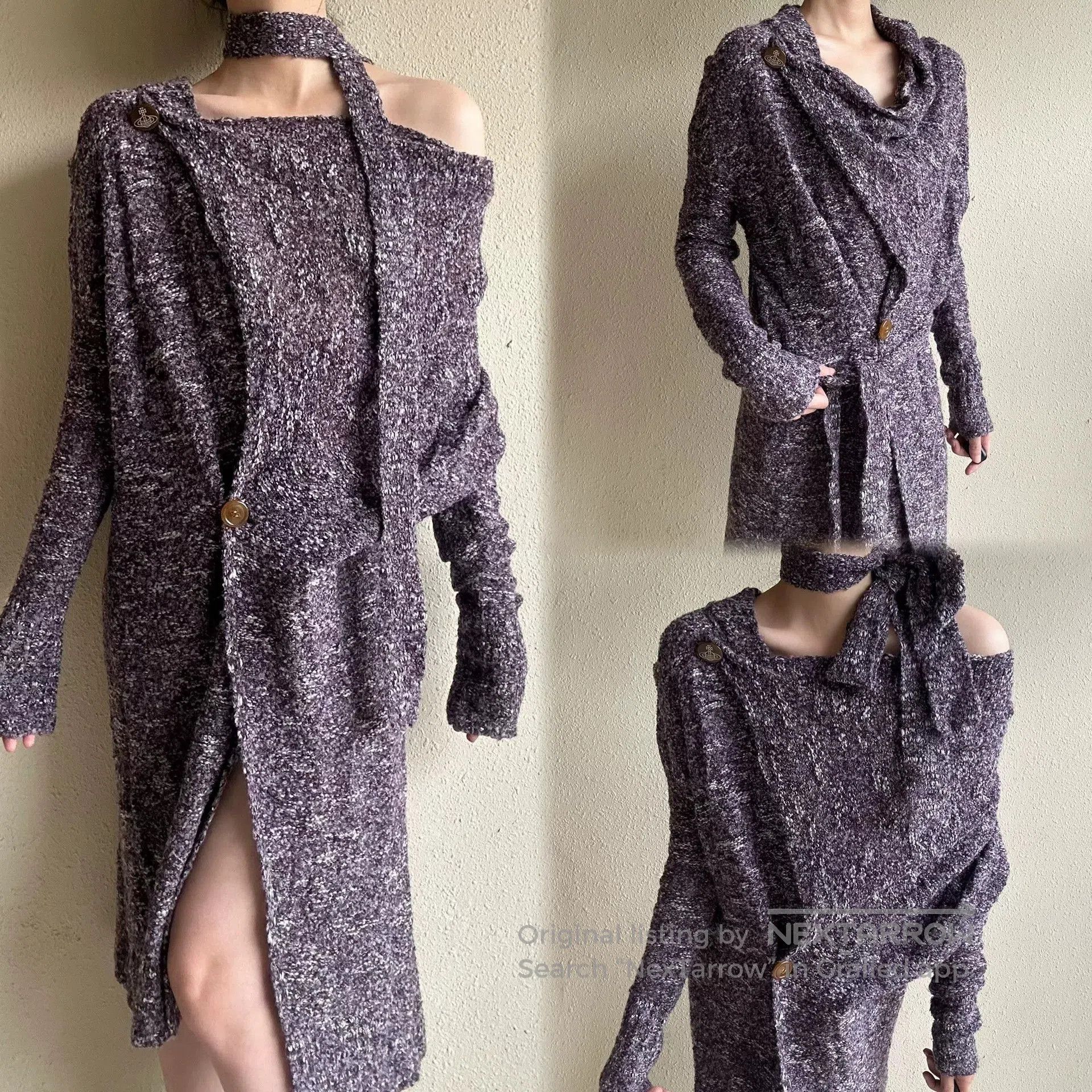 Vivienne Westwood vivienne westwood irregular knit cardigan. Size M / US 6-8 / IT 42-44 - 1 Thumbnail